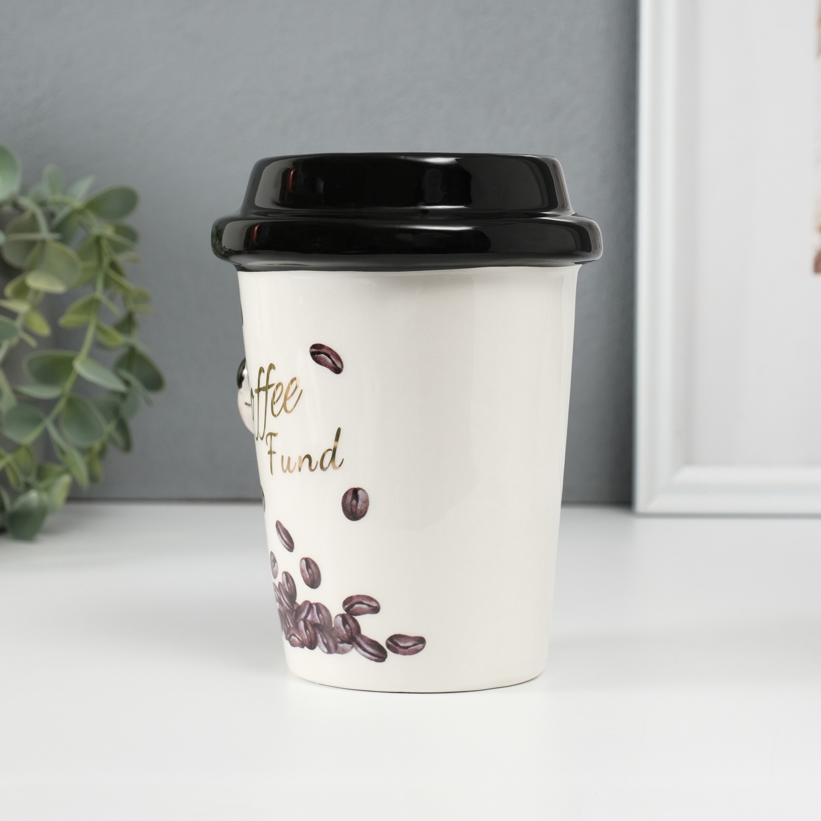 Изображение товара Копилка керамика Коала с кофе 102х128х142 см 10327631