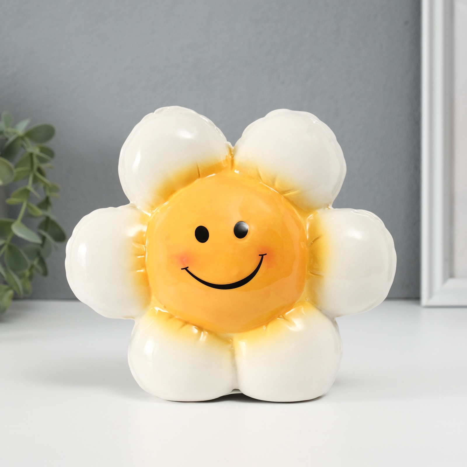 Изображение товара Копилка керамика Ромашка-шарик 7х164х145 см 10327676