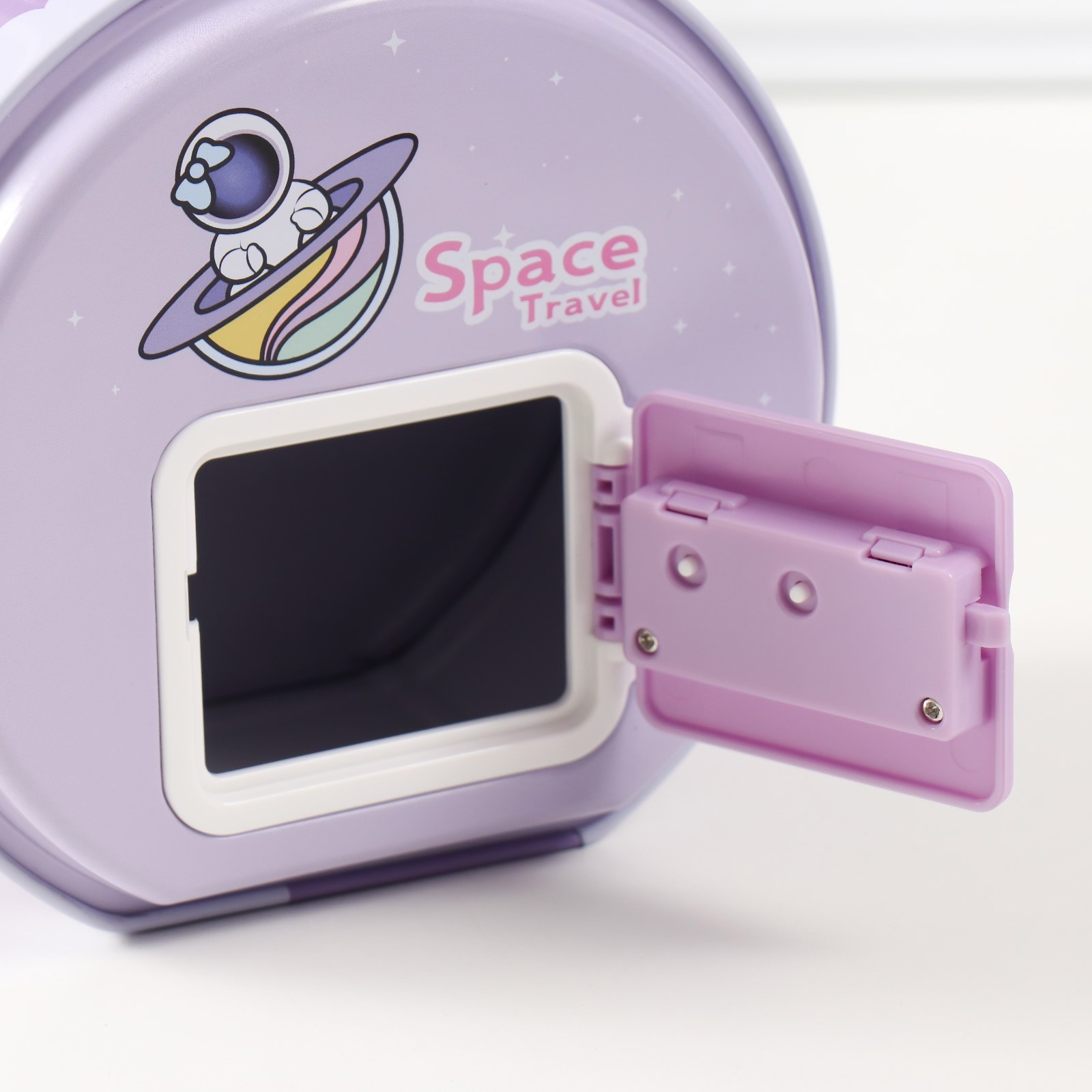 Изображение товара Копилка металл Космос сейфовый замок МИКС 8х15х15 см 10204523