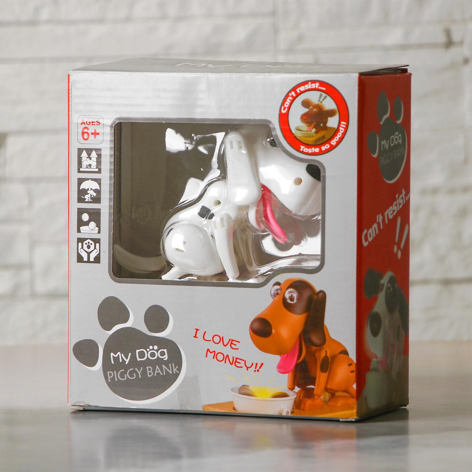 Изображение товара Копилка механическая Собака с тарелкой 331826