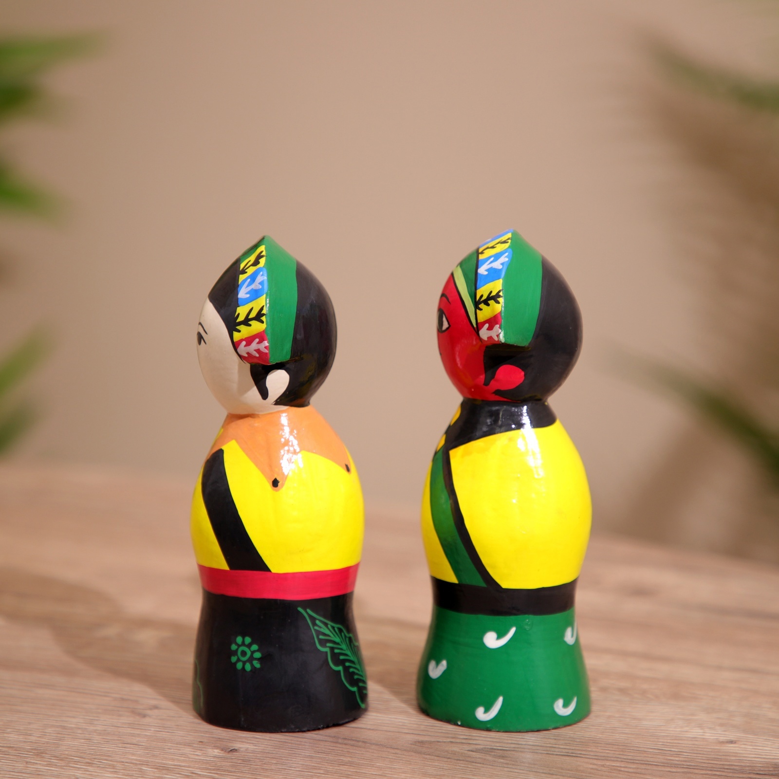 Изображение товара Сувенир Парочка дерево (набор 2 шт) 15 см 7779780