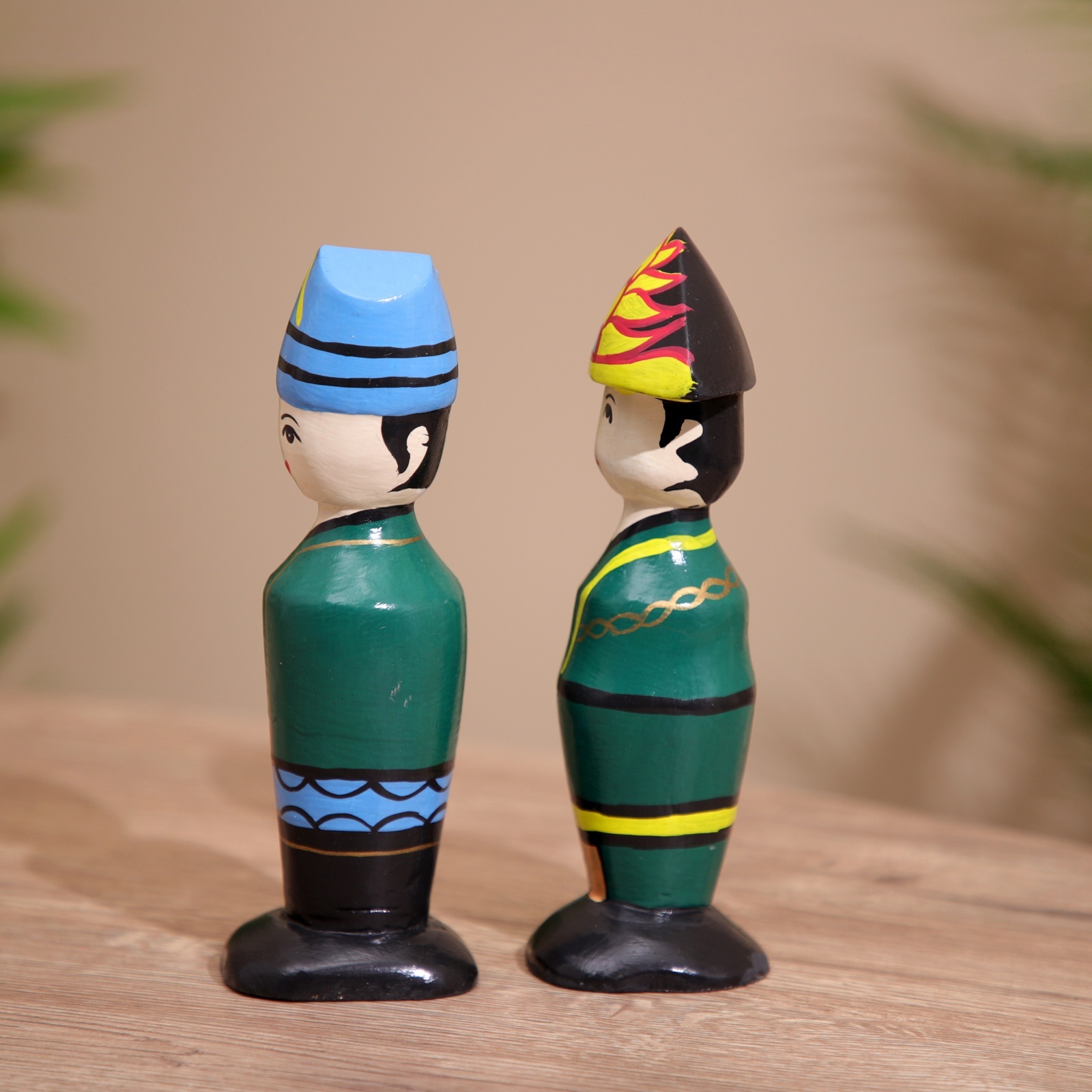 Изображение товара Сувенир Парочка дерево (набор 2 шт) 17 см 7779784