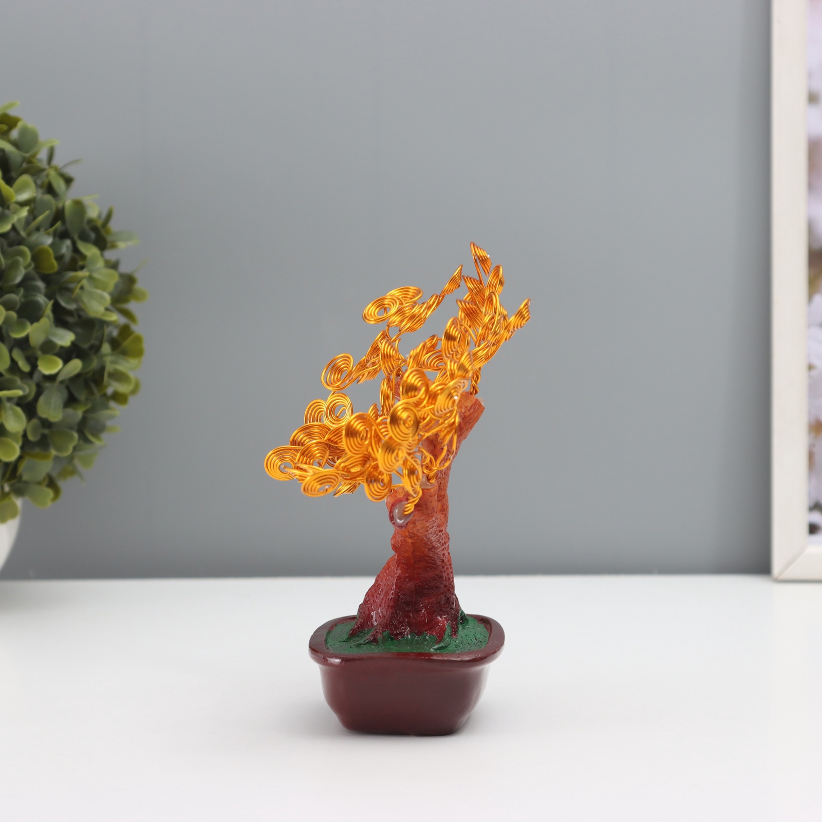 Изображение товара [Декоративная фигура] СИМА-ЛЕНД Дерево жизни в горшке 8x17x16 см