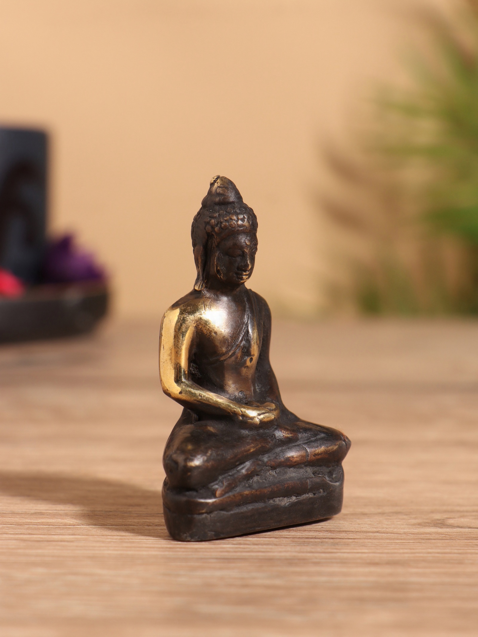 Изображение товара Сувенир бронза Будда 4х2х6 см 10176479