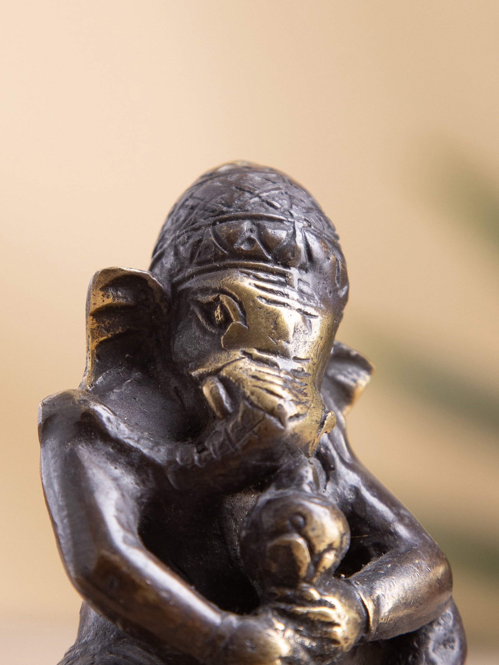 Изображение товара Сувенир бронза Ганеша 5х5х7 см 10176536