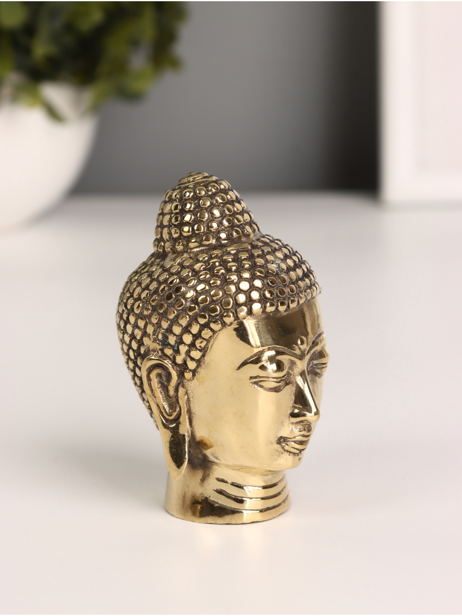 Изображение товара Голова Будды из бронзы 4х4х7 см