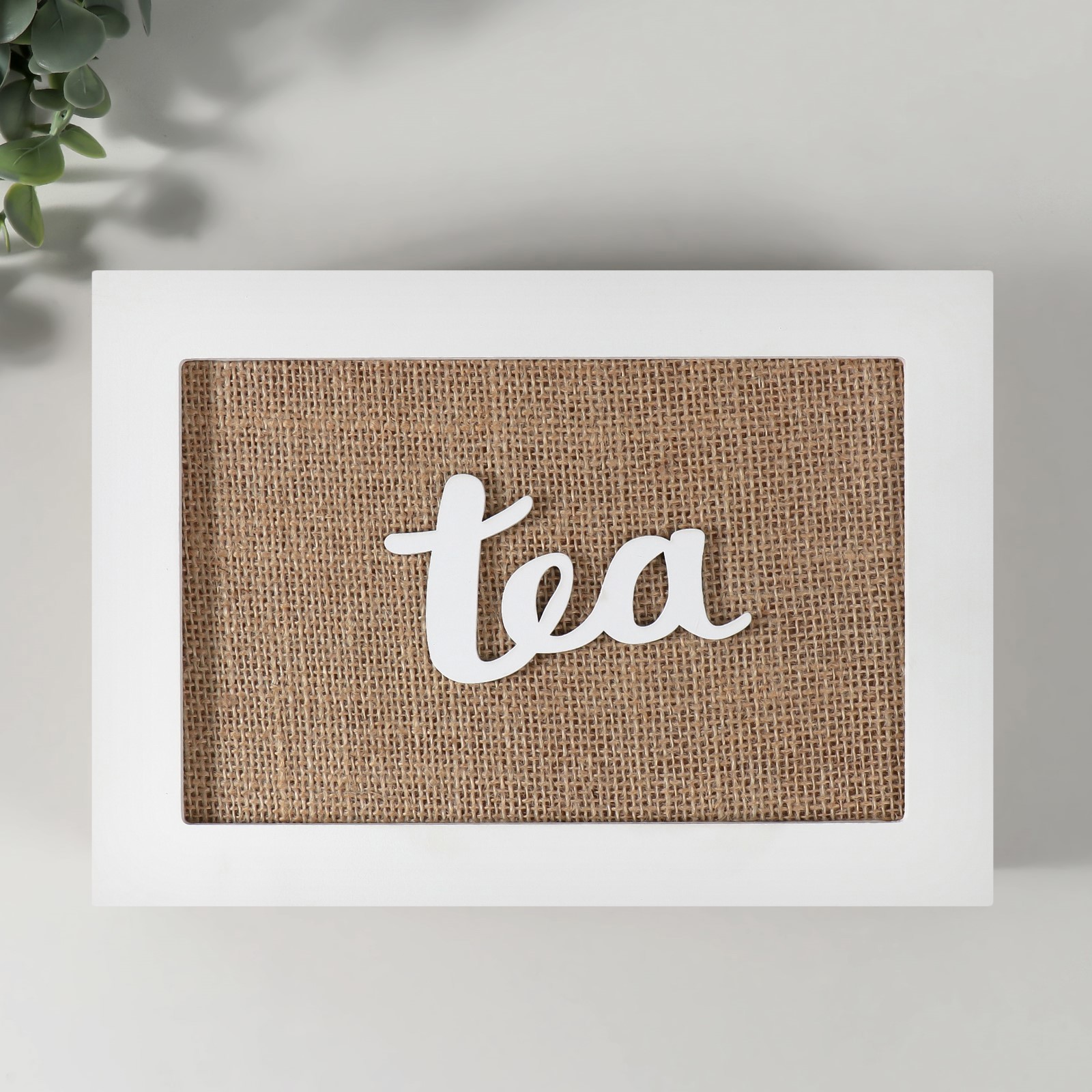 Изображение товара Шкатулка дерево 6 делений Полевые растения мешковина 17х24х7 см 10500842