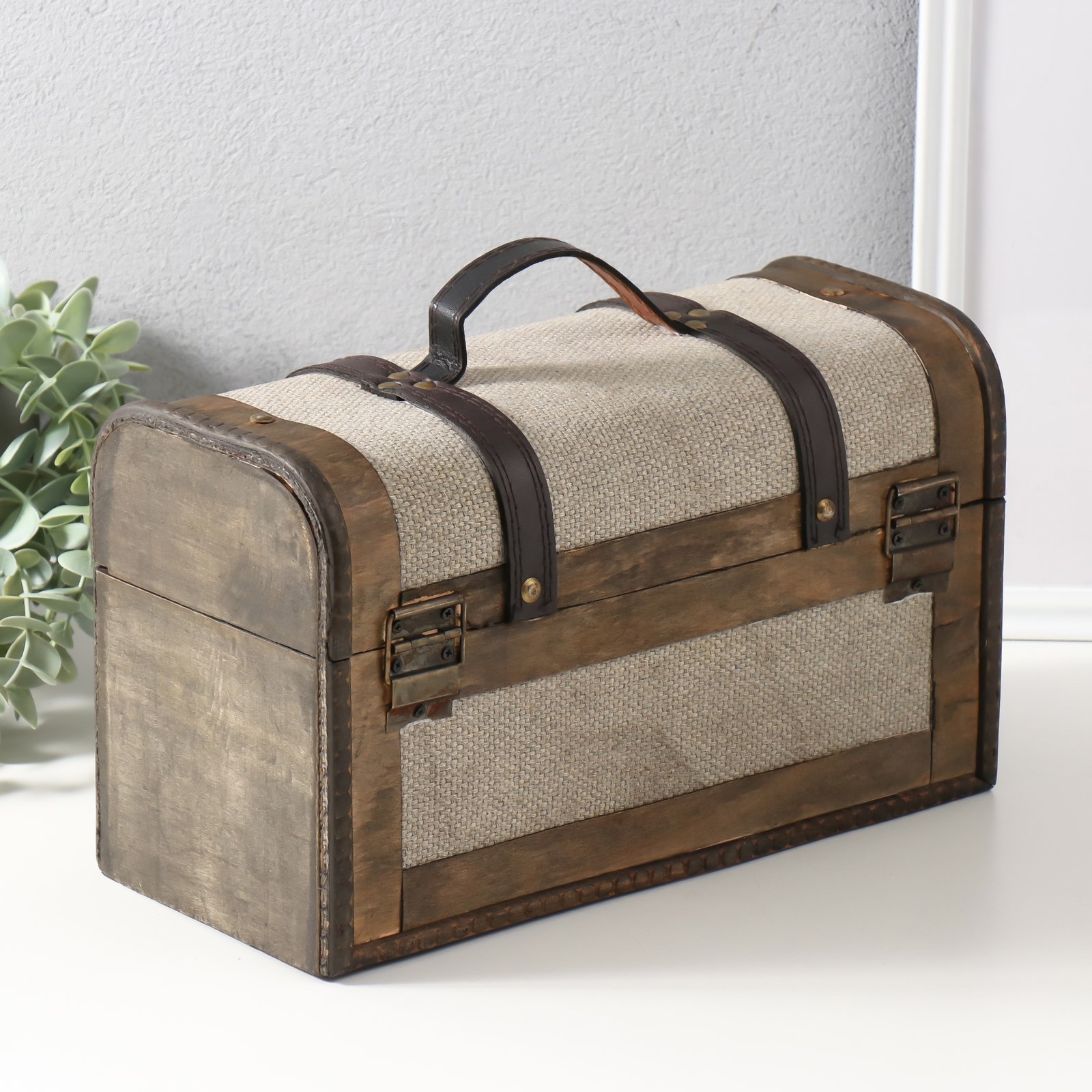 Изображение товара Шкатулка сундук дерево Женевра 30х14х175 см 10323764