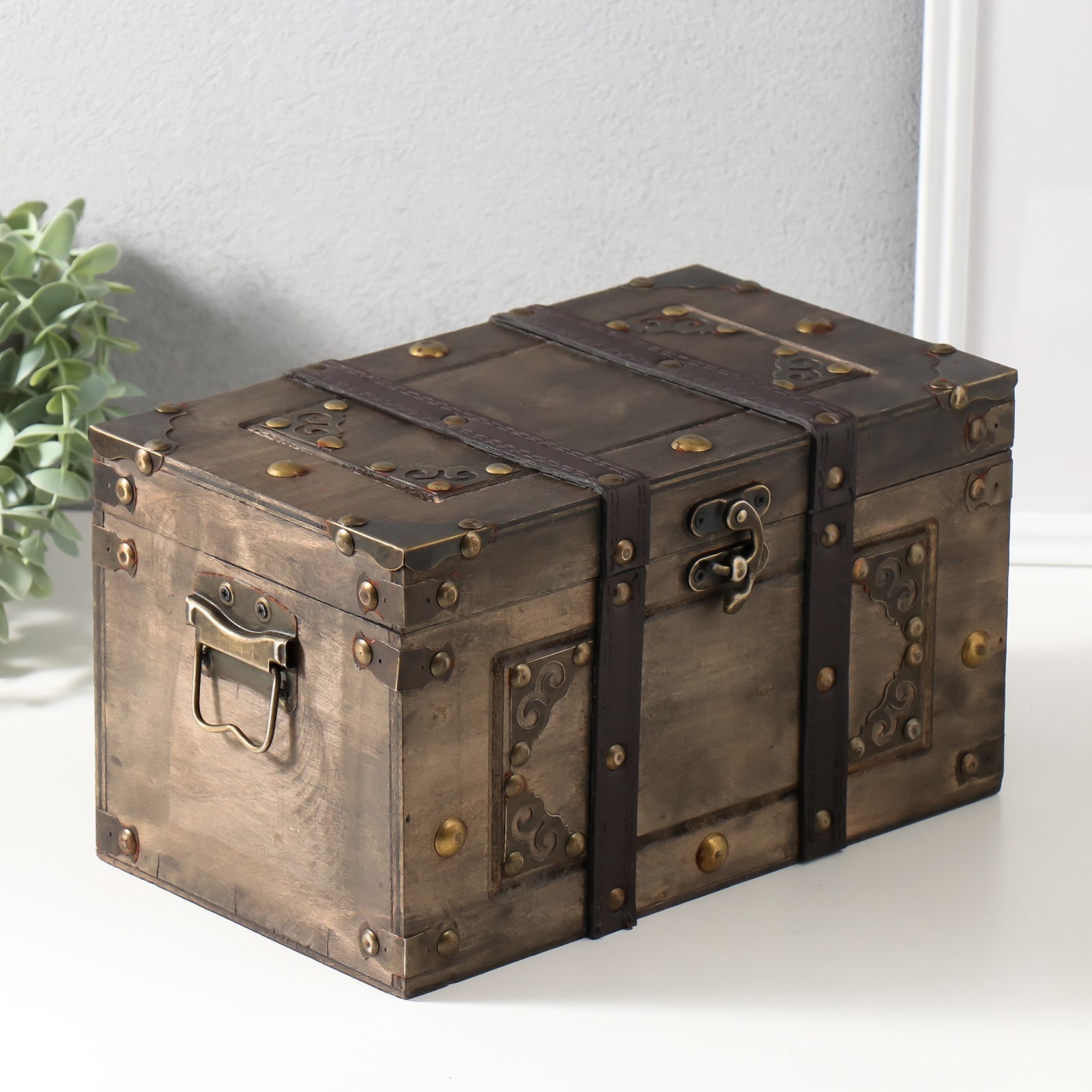 Изображение товара Шкатулка сундук дерево Пальмира 28х16х16 см 10323763