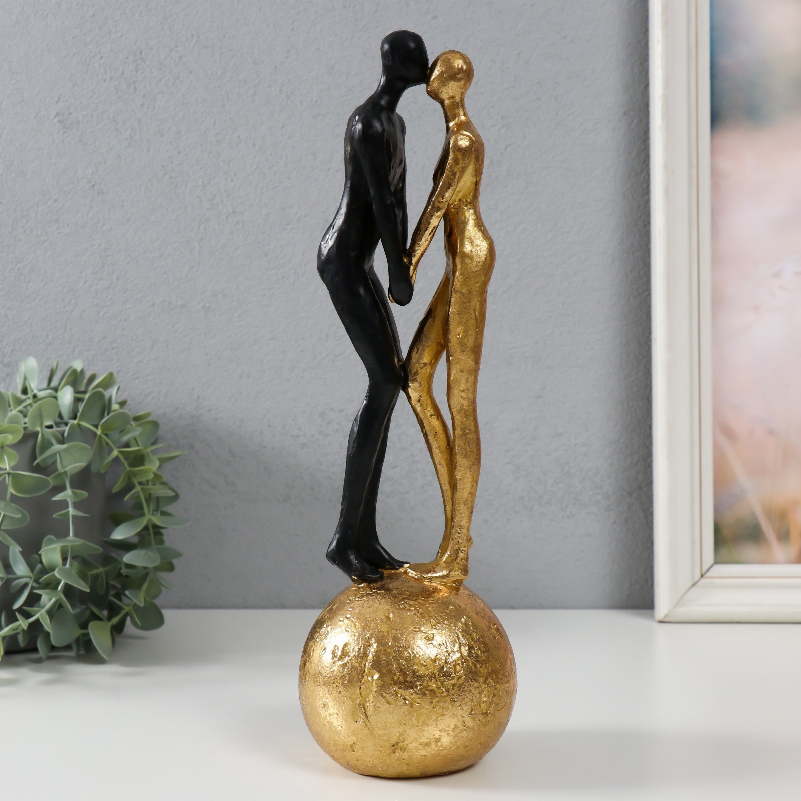 Изображение товара Сувенир керамика Абстракция. Морские стрелы бирюзовый 75х185х41 см 10212774