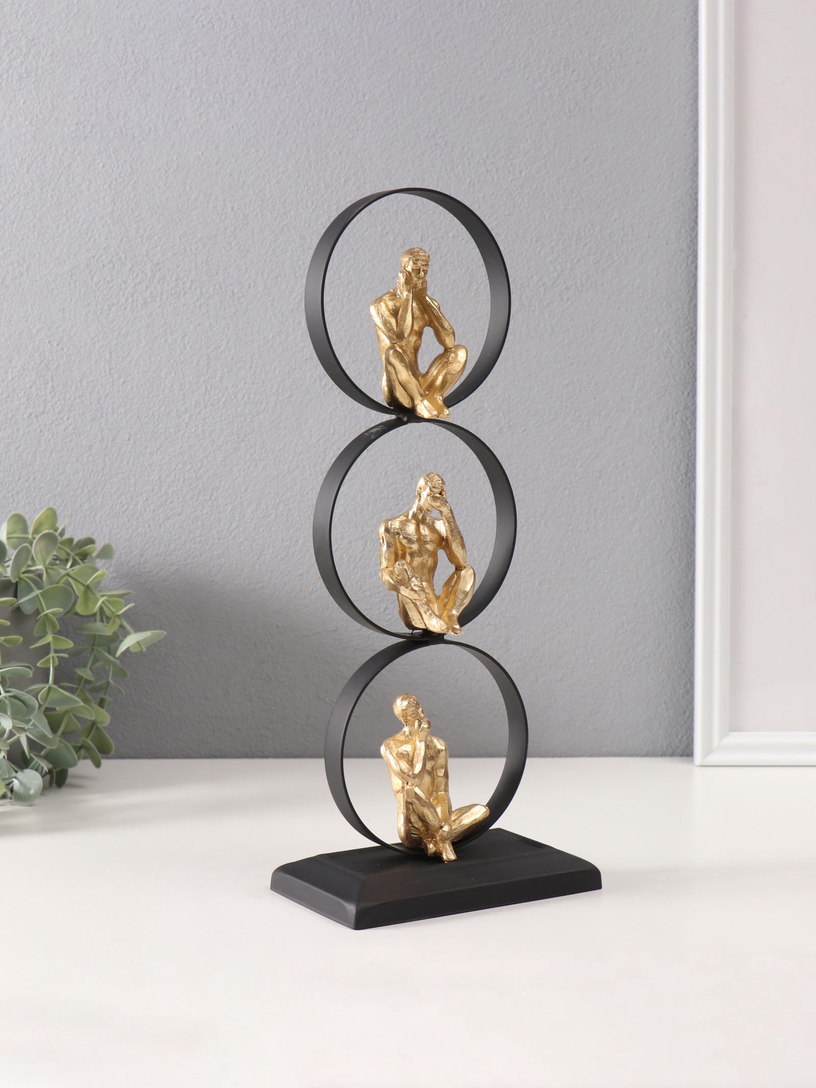 Изображение товара Сувенир керамика Абстракция. Щупальца золото 125х7х25 см 9841043