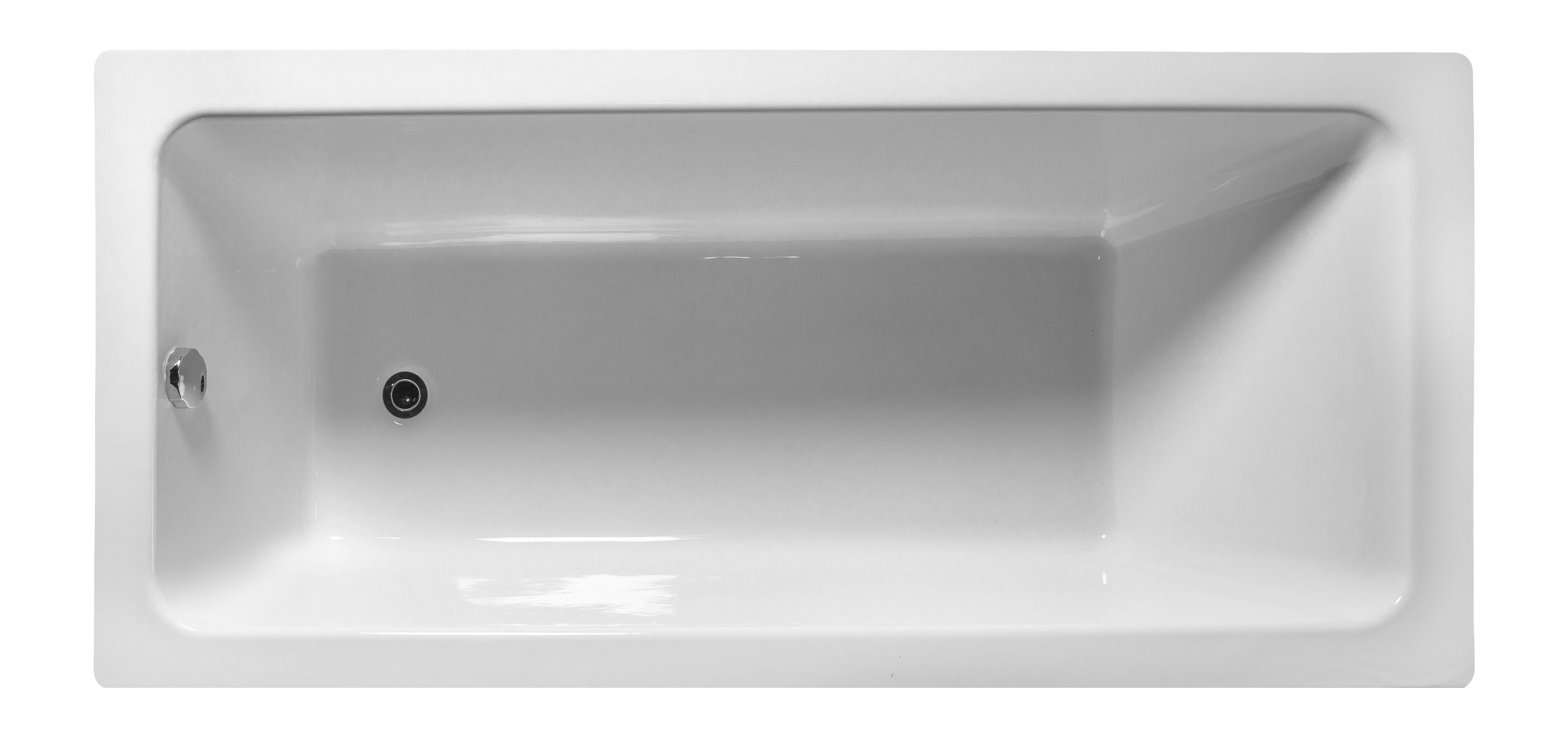 Изображение товара Ванна Wotte Line чугунная эмалированная 170x80x44.5 см цвет белый