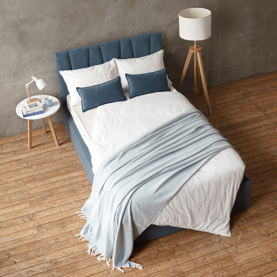 Изображение товара Двуспальная кровать Izzihome Kelly KY12 с ящиком и подъемным механизмом