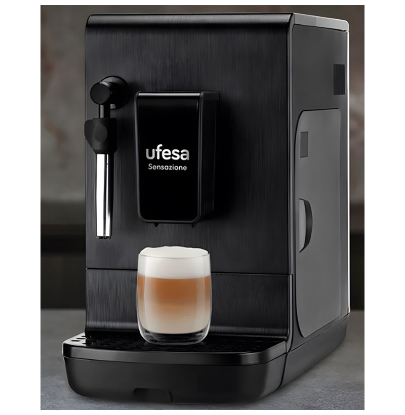 Изображение товара Кофемашина Ufesa SENSAZIONE CMAB200.100 с сенсорным экраном и 20 бар