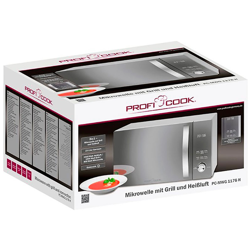 Изображение товара Микроволновая печь - СВЧ Profi Cook PC-MWG 1176 S