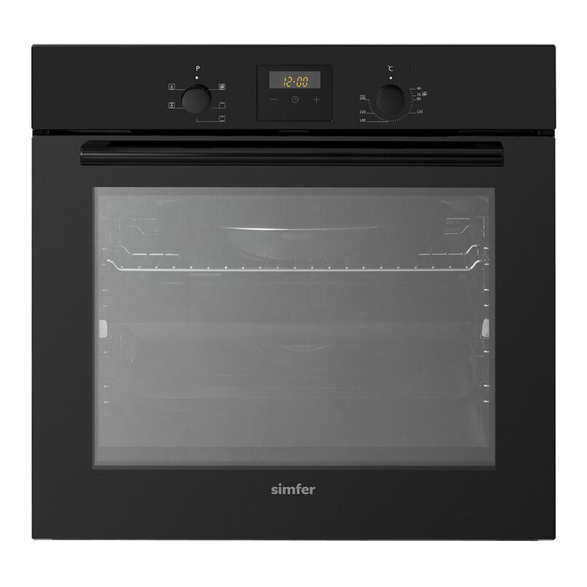 Изображение товара Встраиваемый духовой шкаф Simfer B6EB56112 59.5х59.5х56.5 см цвет черный