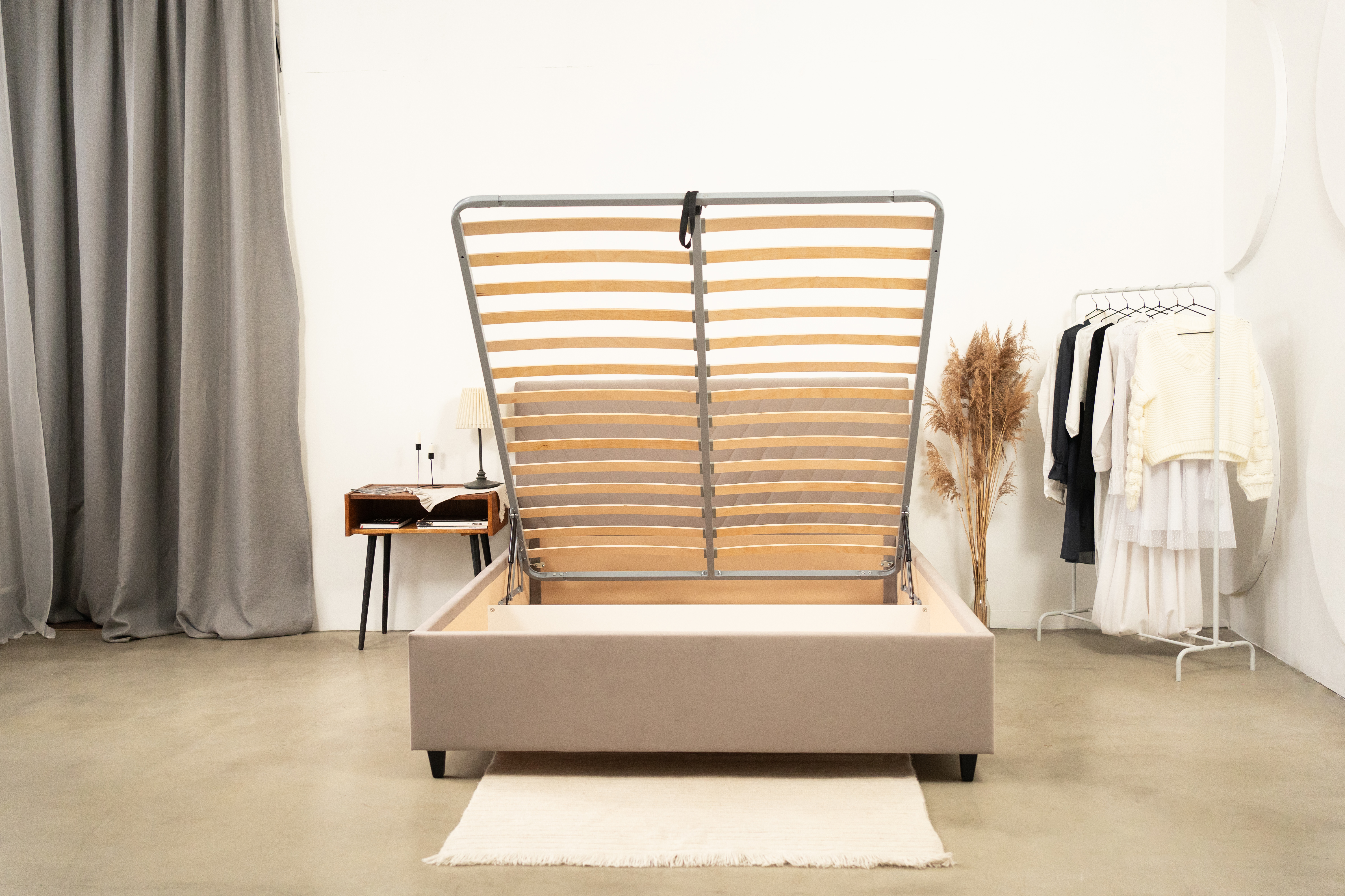 Изображение товара Кровать Delta Velutto 08 160x200 см с ящиком и ортопедическим основанием