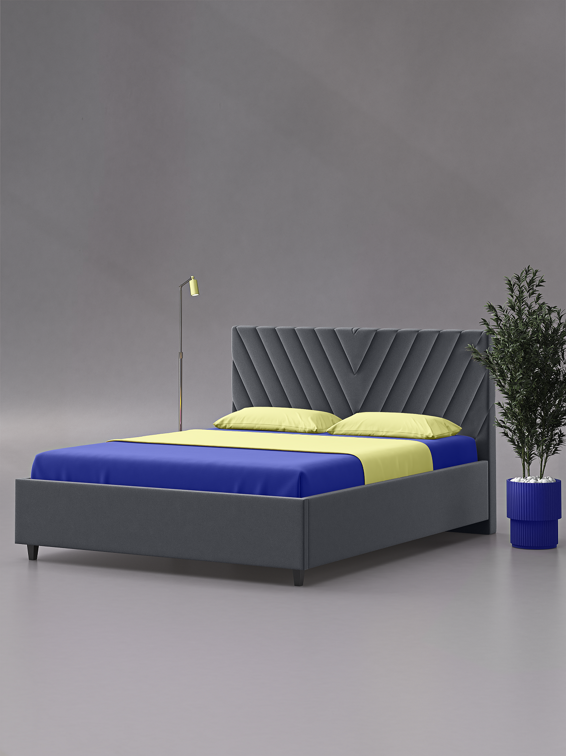 Изображение товара Кровать Delta Velutto 32 180x200 см с ящиком и ортопедическим основанием