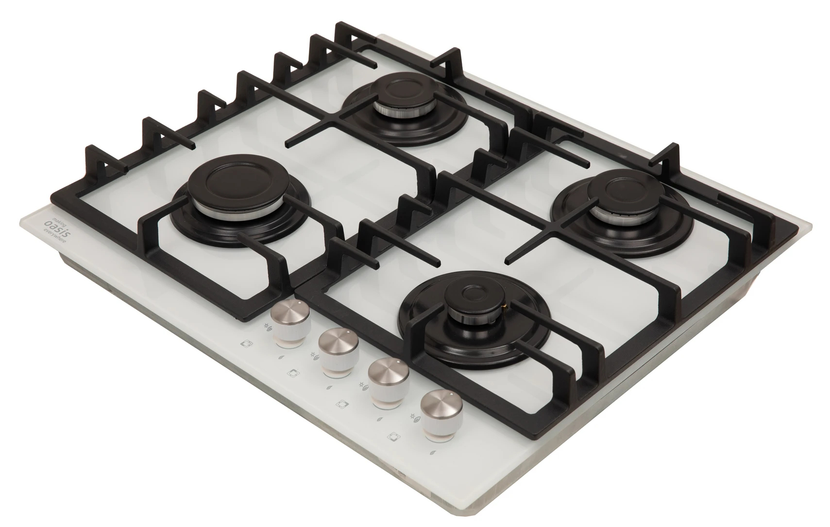 Изображение товара Встраиваемая панель газовая OASIS P-GWR - 4 конфорки, закаленное стекло