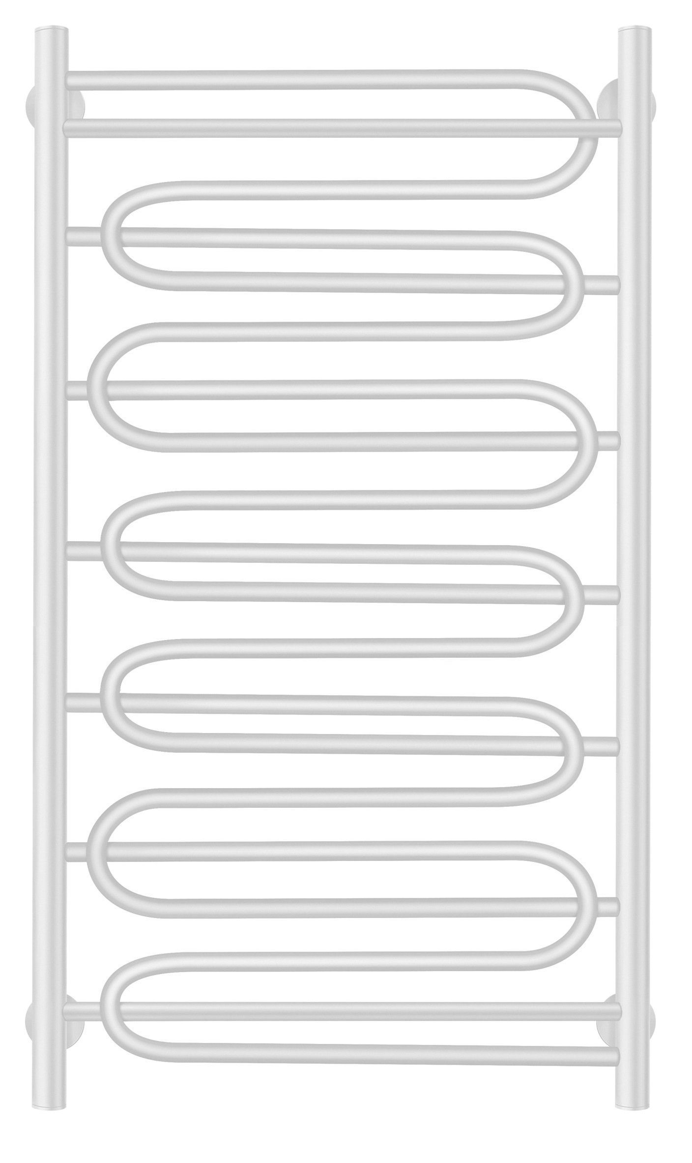 Изображение товара Полотенцесушитель водяной Secado Валенсия 3 1000x500 мм белый матовый, нержавеющая сталь