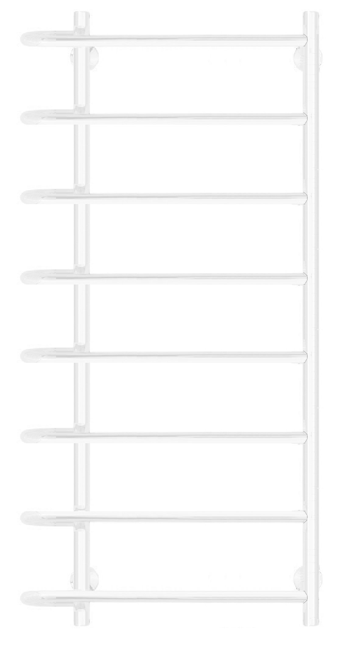 Изображение товара Полотенцесушитель водяной лесенка Secado Венеция 2 1000x600 мм универсальная подводка нержавеющая сталь цвет белый матовый