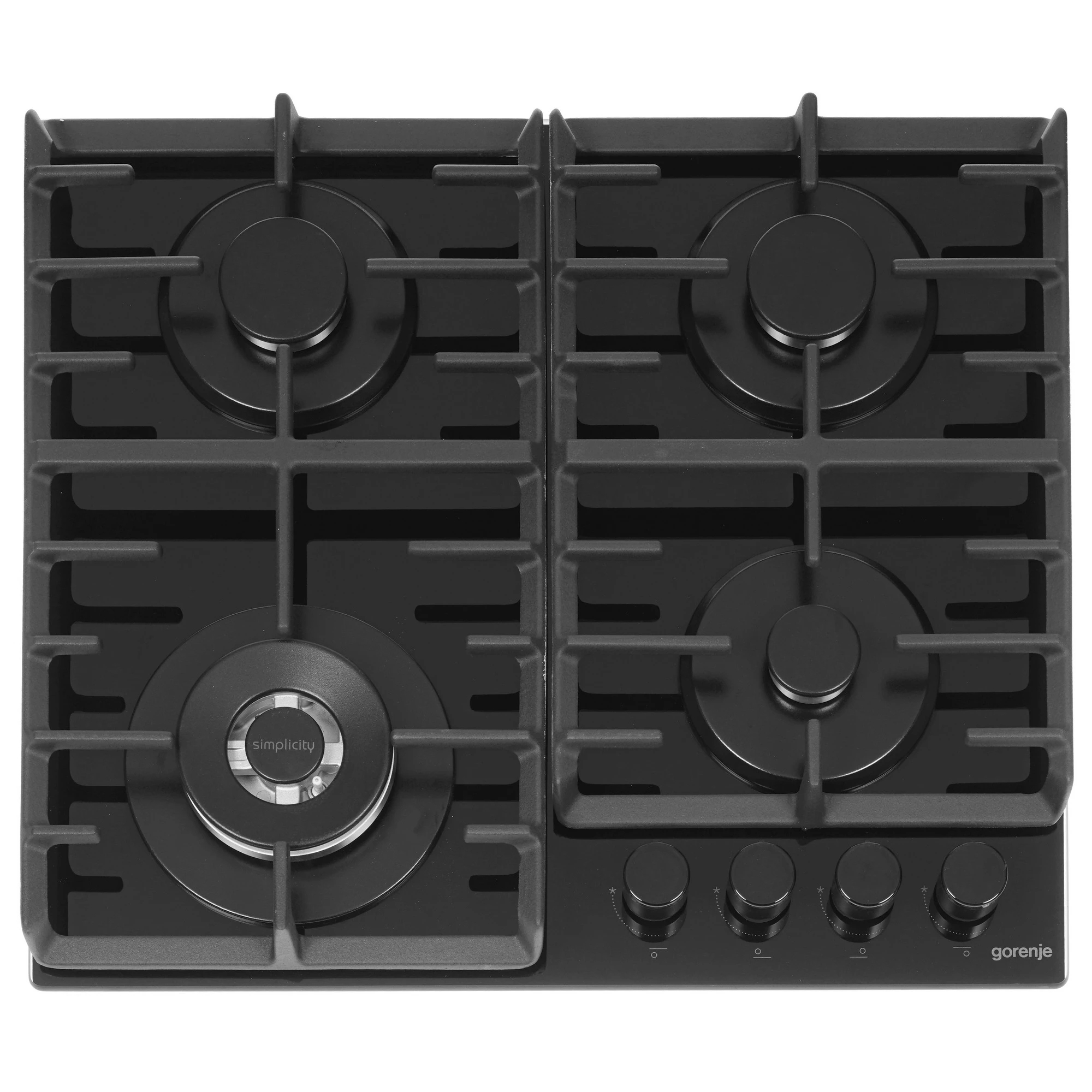 Изображение товара Встраиваемая газовая панель Gorenje GTW642SYB с 4 конфорками и электроподжигом
