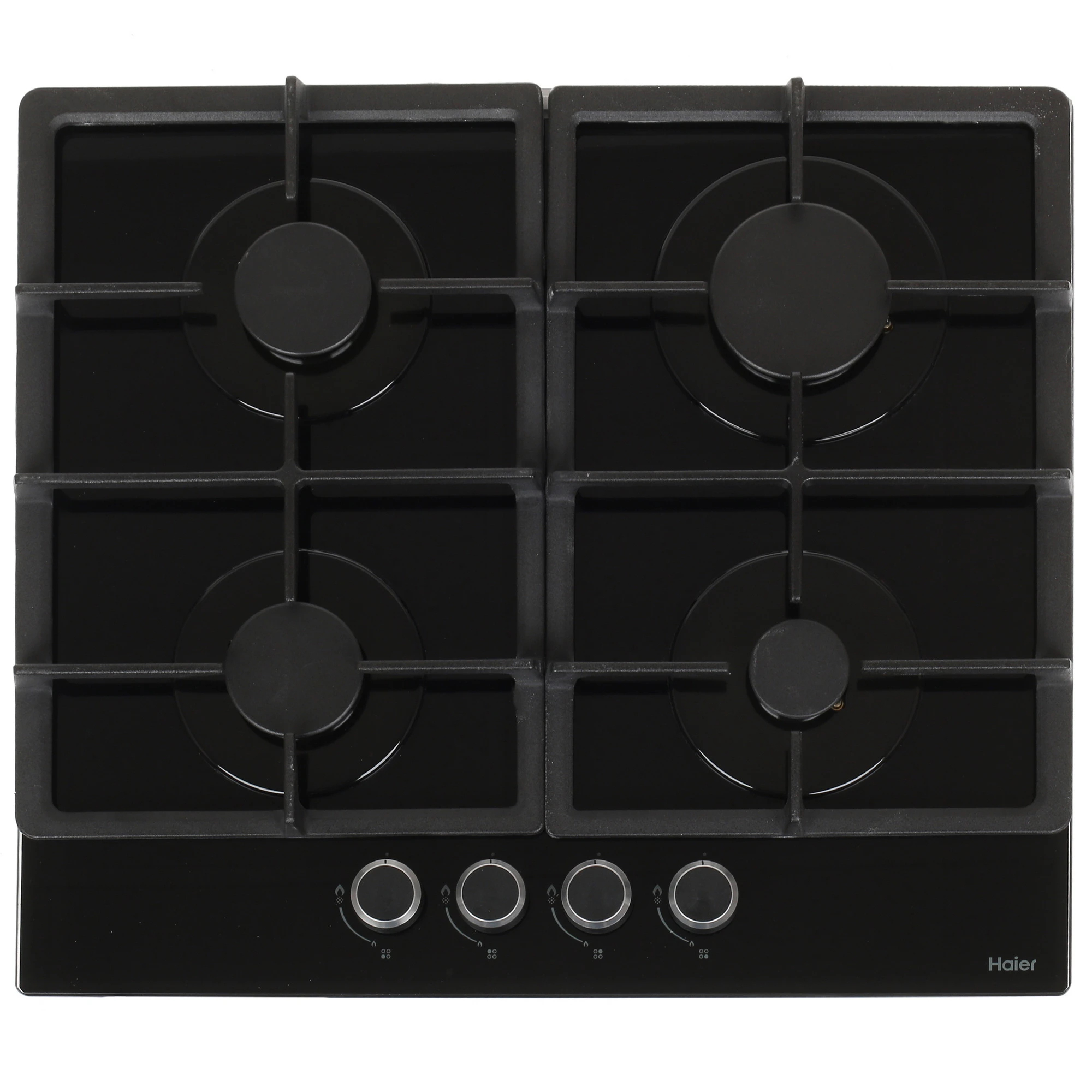 Изображение товара Газовая встраиваемая панель Haier HHX-G64CNSB с 4 конфорками и таймером