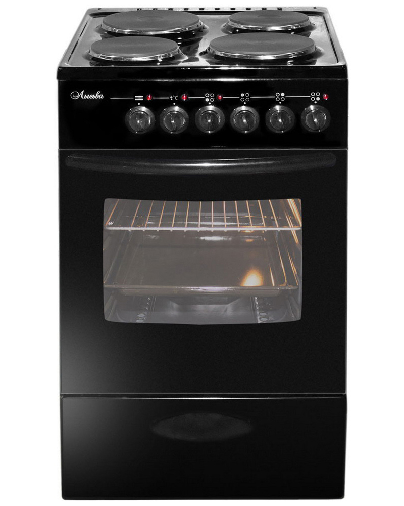 Изображение товара Электрическая плита с духовкой ЛЫСЬВА 263139 50x85x60 см черный