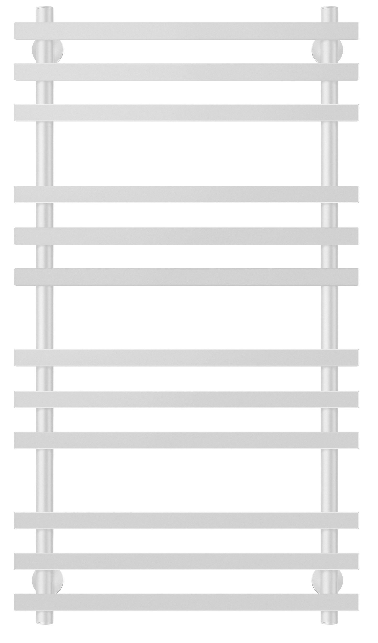 Изображение товара Полотенцесушитель водяной лесенка Secado Понтида плюс 1000x600 мм универсальная подводка нержавеющая сталь цвет белый матовый