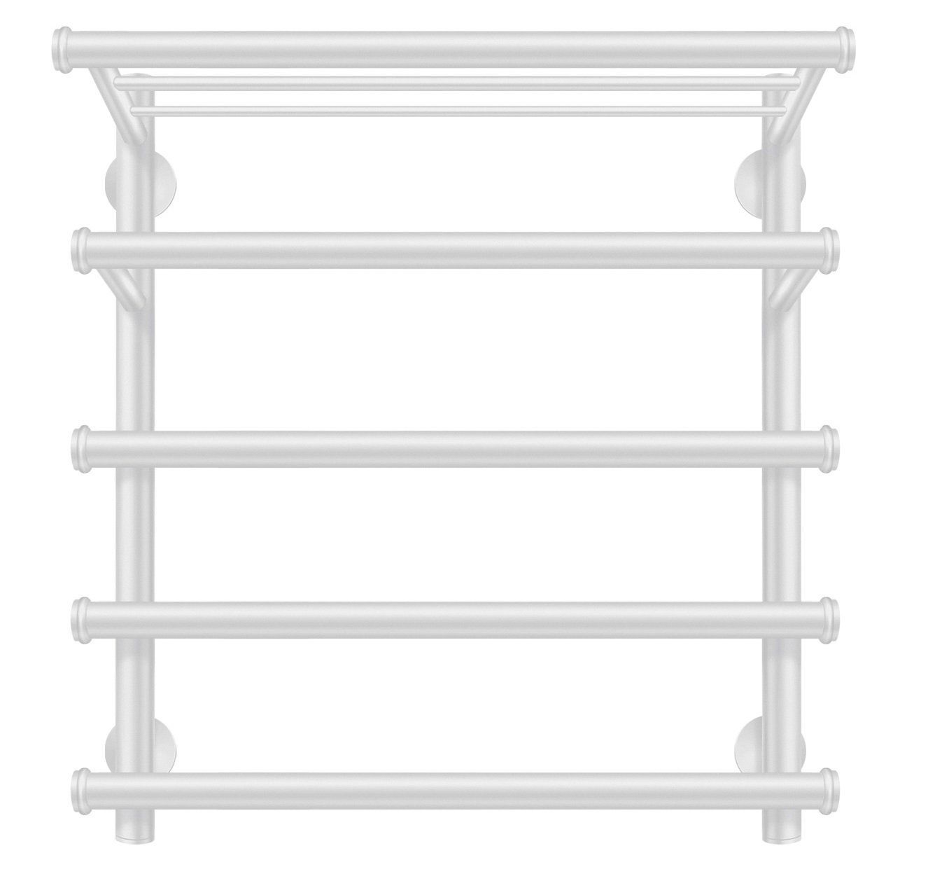 Изображение товара Полотенцесушитель водяной лесенка Secado Турин 6 600x600 мм универсальная подводка нержавеющая сталь цвет белый матовый