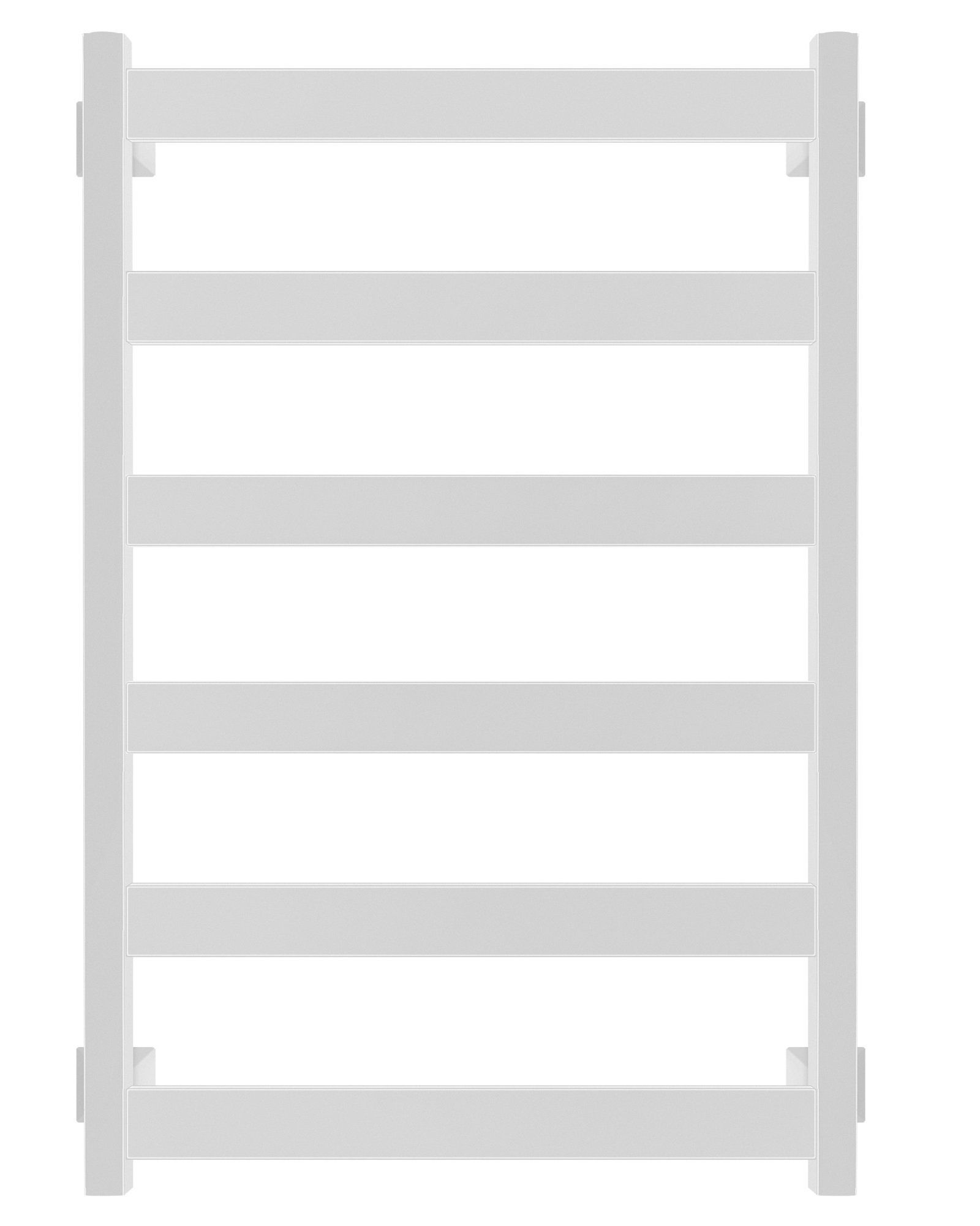 Изображение товара Полотенцесушитель водяной лесенка Secado Комано 1 800x500 мм универсальная подводка нержавеющая сталь цвет белый матовый