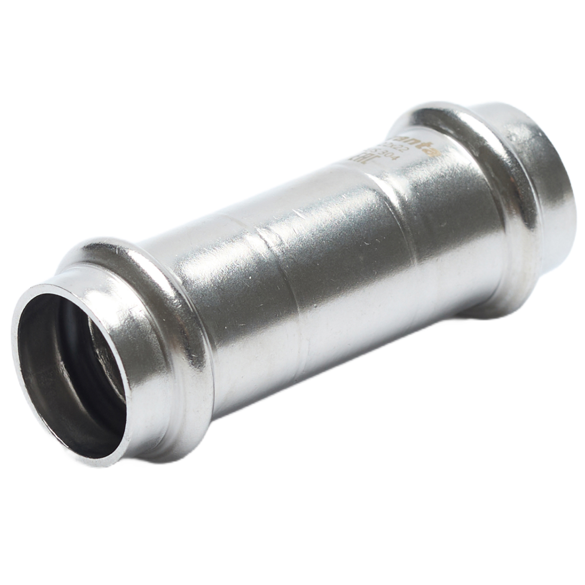 Изображение товара Муфта Franta 22x22 мм ВПр из нержавеющей стали для отопления и водоснабжения