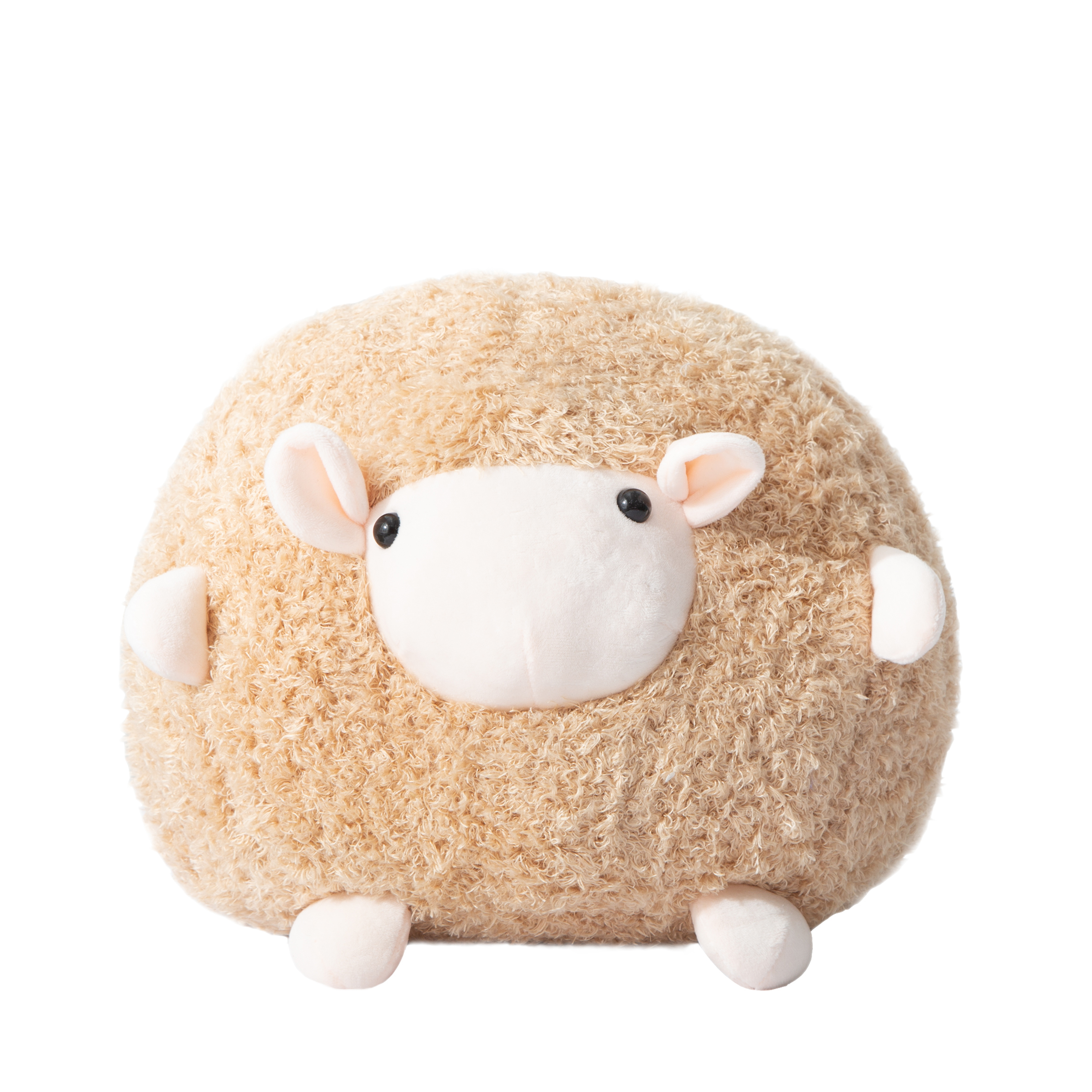 Изображение товара Декоративная подушка Барашек ø30 см цвет бежевый