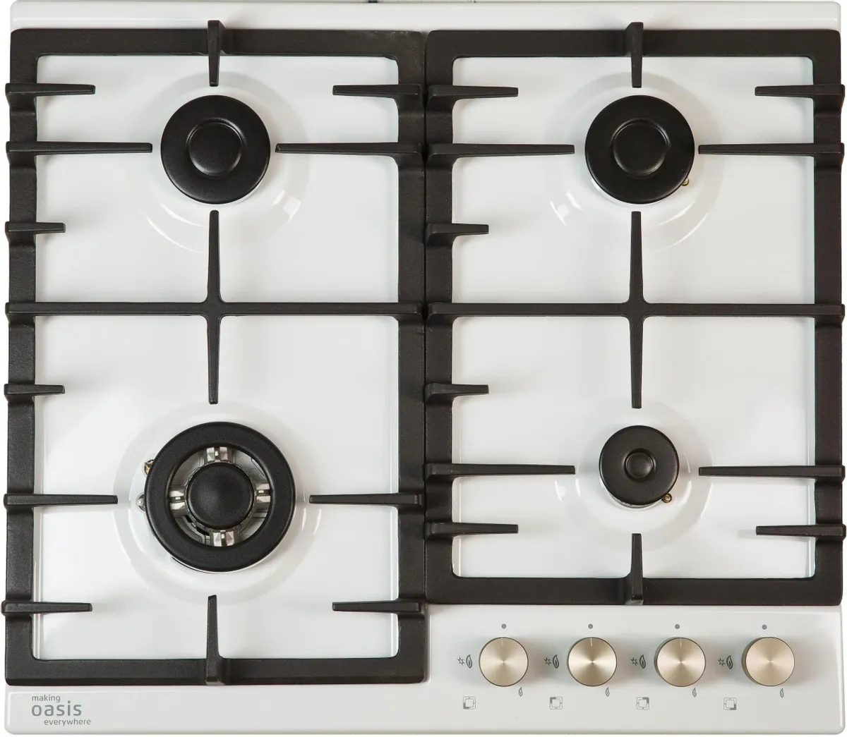 Изображение товара Встраиваемая газовая панель OASIS P-MWRT с четырьмя конфорками Турция