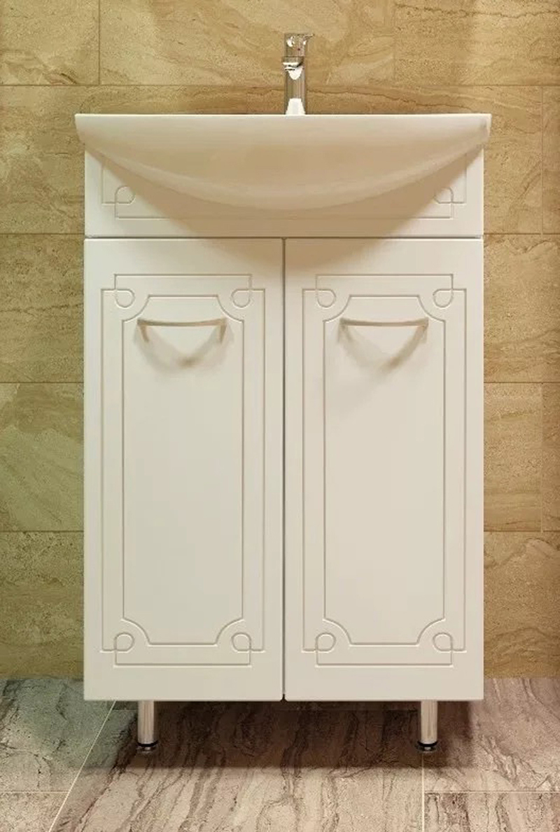 Изображение товара Тумба под раковину напольная Олимпия 00304 28см цвет белый