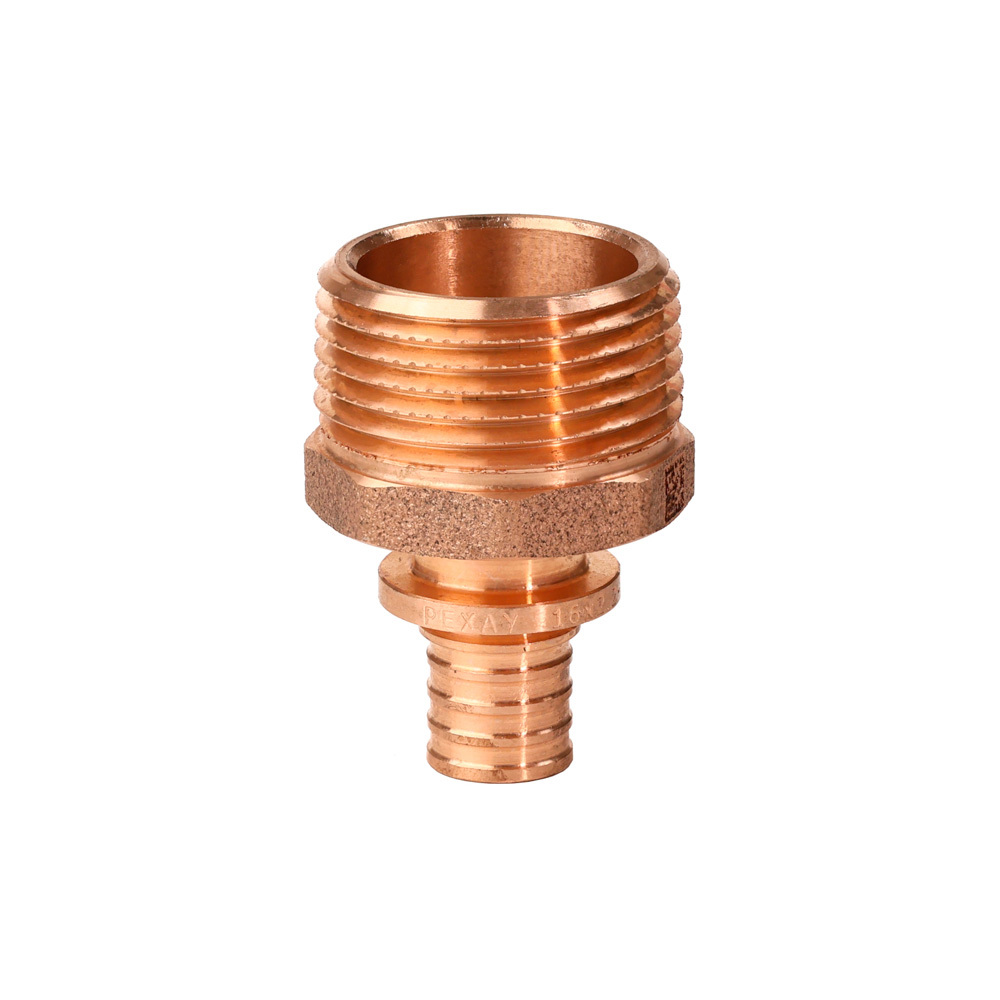 Изображение товара Переходник Рехау 1x16 мм НР бронза для систем водоснабжения и отопления