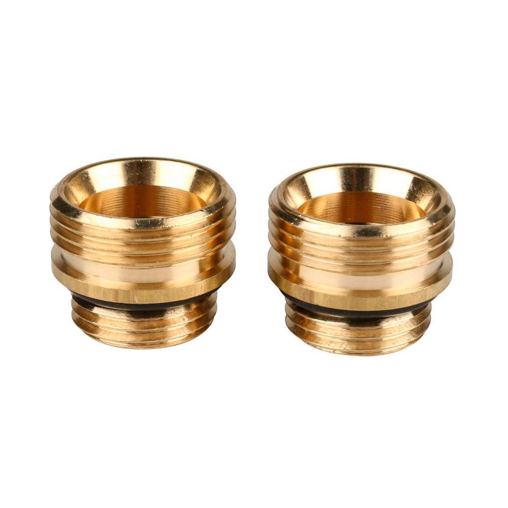 Изображение товара Ниппель переходной Рехау 1/2"x3/4" НР латунь 2 шт 12407111001 Изображение товара Ниппель переходной Рехау 1/2"x3/4" НР латунь 2 шт 12407111001