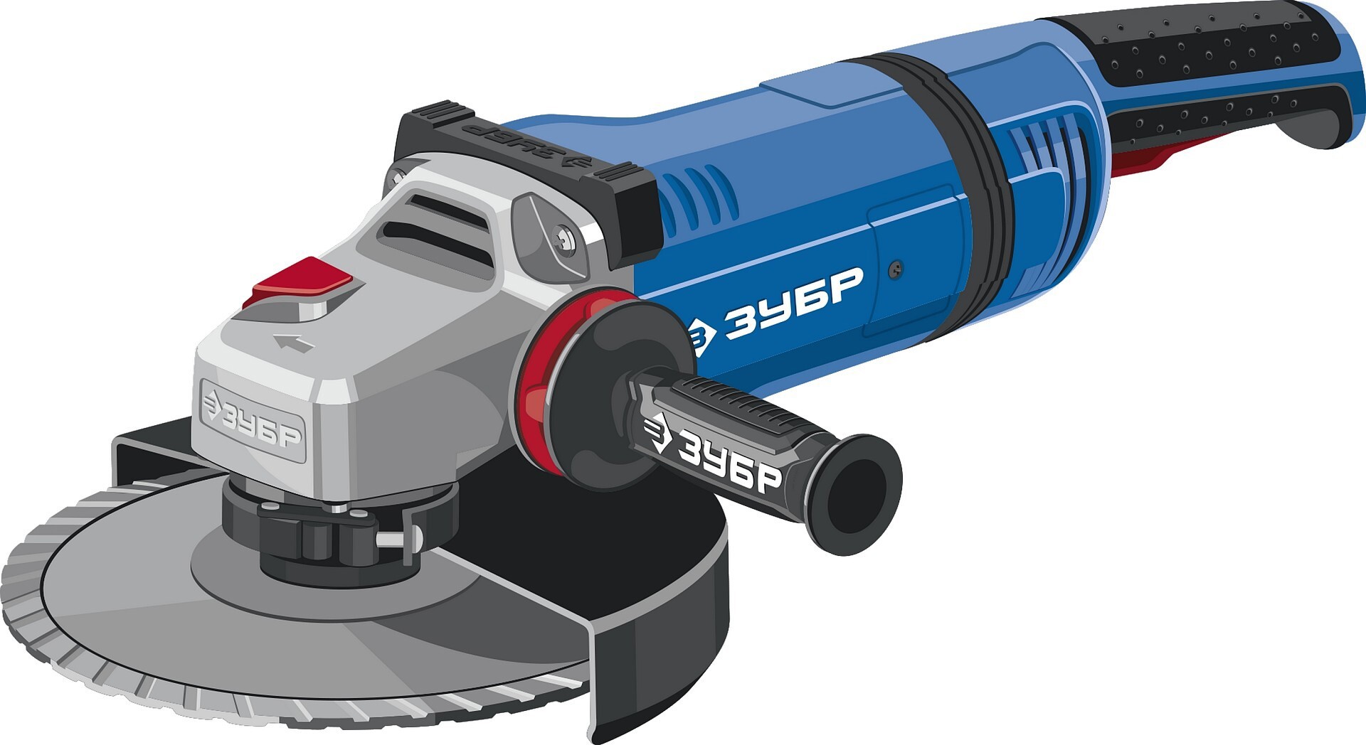 Изображение товара Углошлифовальная машина Зубр Профессионал УШМ-П230-2700 ПВСТ, 2700 Вт, 230 мм