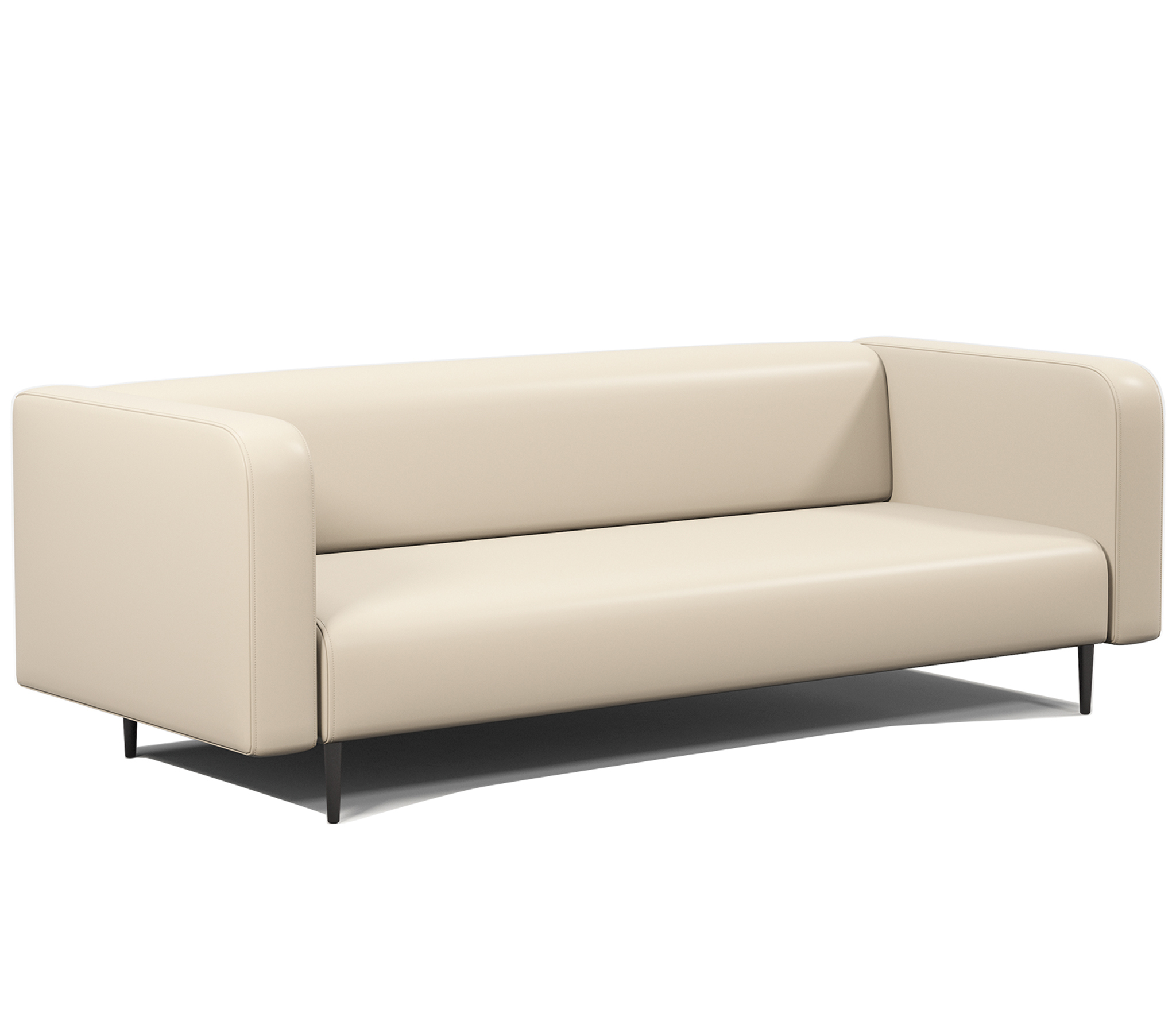 Изображение товара Диван офисный 3-х Акцент эко-кожа бежевый