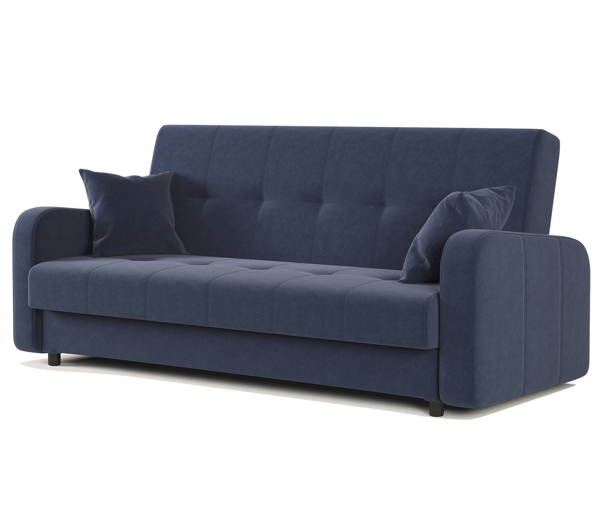 Изображение товара Диван Шарм-дизайн Версаль 215x90x90 см велюр цвет ультра миднайт