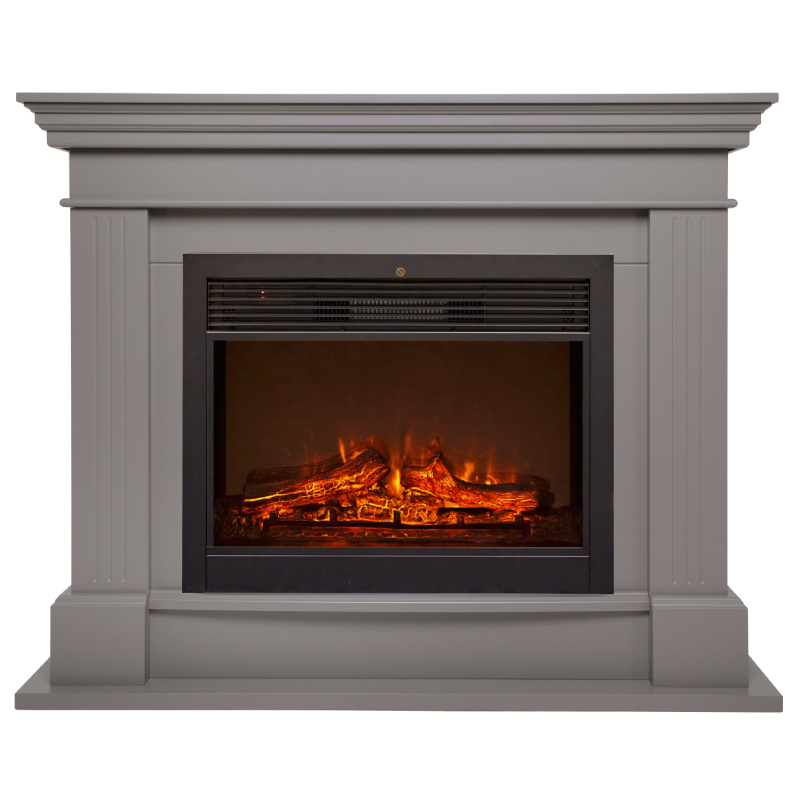 Изображение товара Каминокомплект Realflame Ontario 26/33 BG-P618 с электрокамином Genius 26 мокко