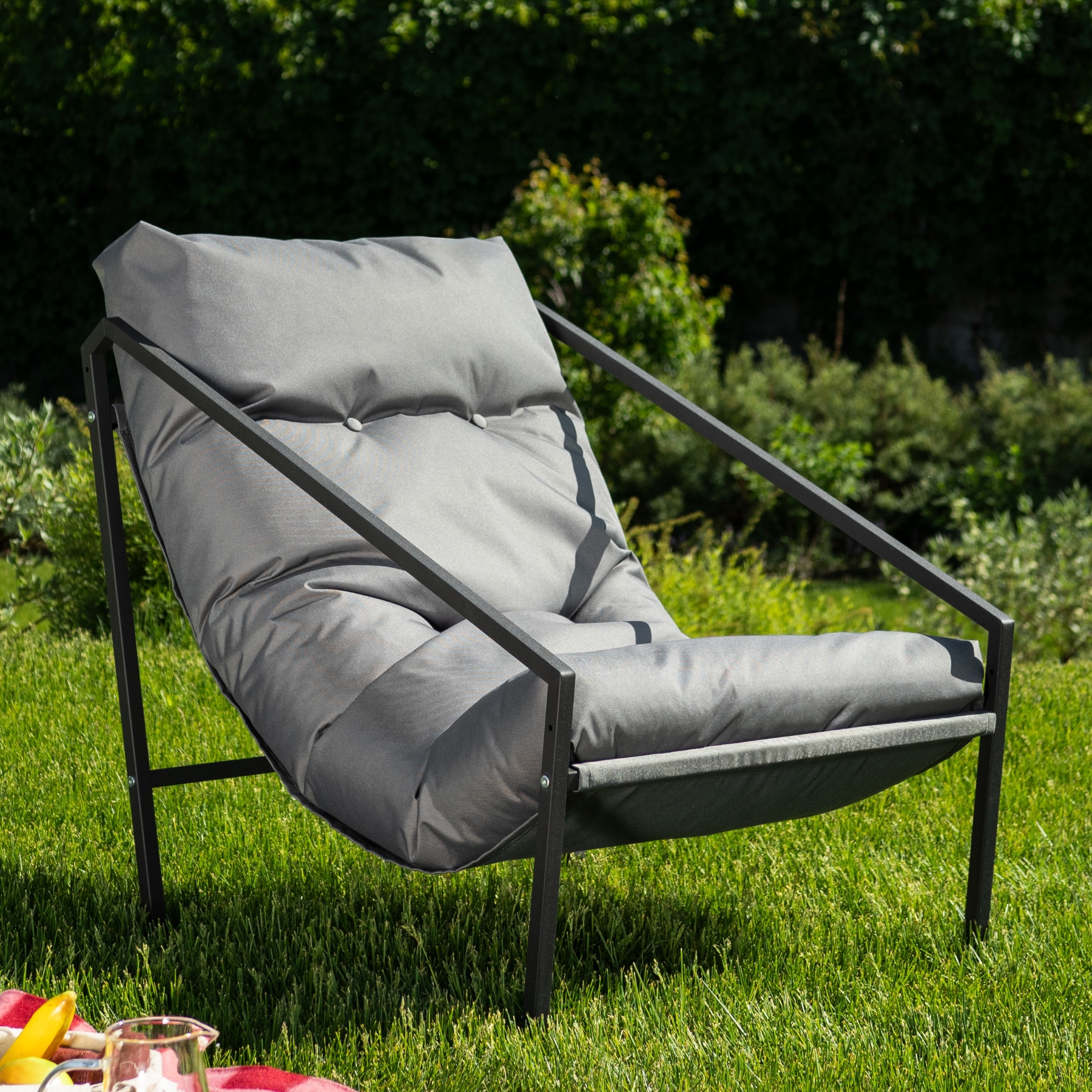 Изображение товара Кресло Egregor Скайлонг 64x76x86 см текстиль цвет 182 cuba grey