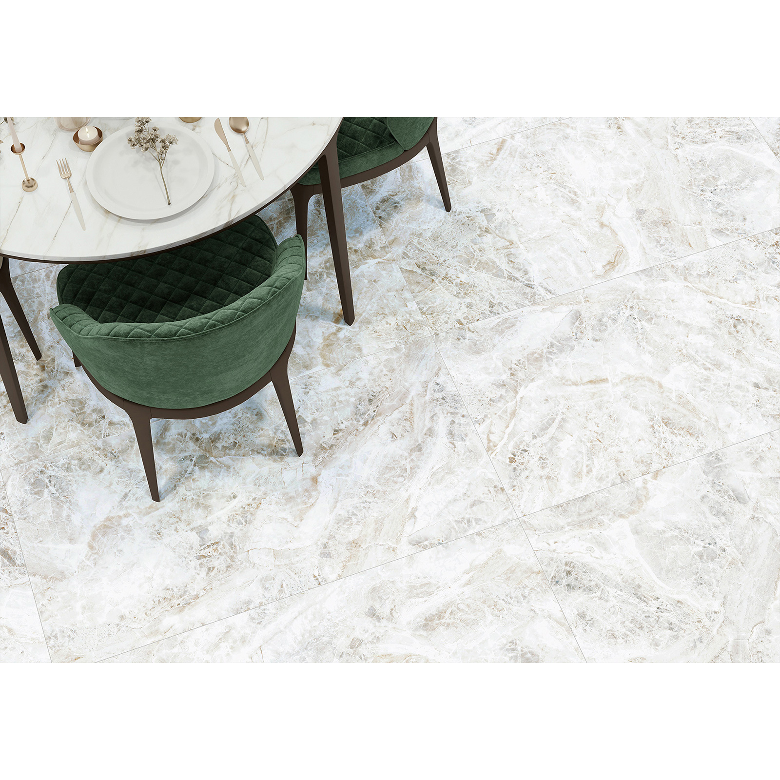 Изображение товара Керамогранит Alma ceramica Wave 570x1140 мм серый без эффекта для пола и стен