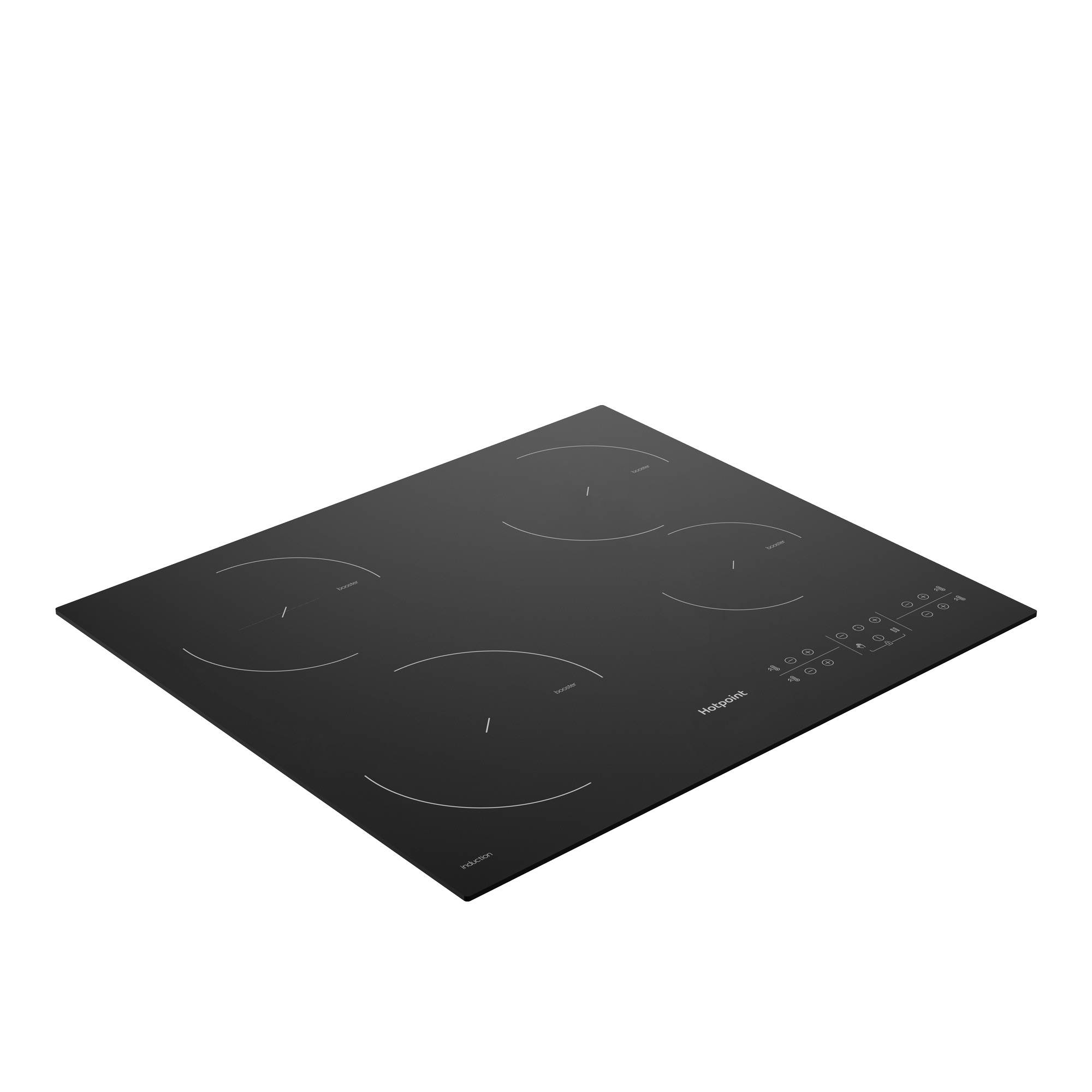 Индукционная варочная панель Hotpoint HB 2560S BF 59x5.2x52 см 4 конфорки цвет черный - 2