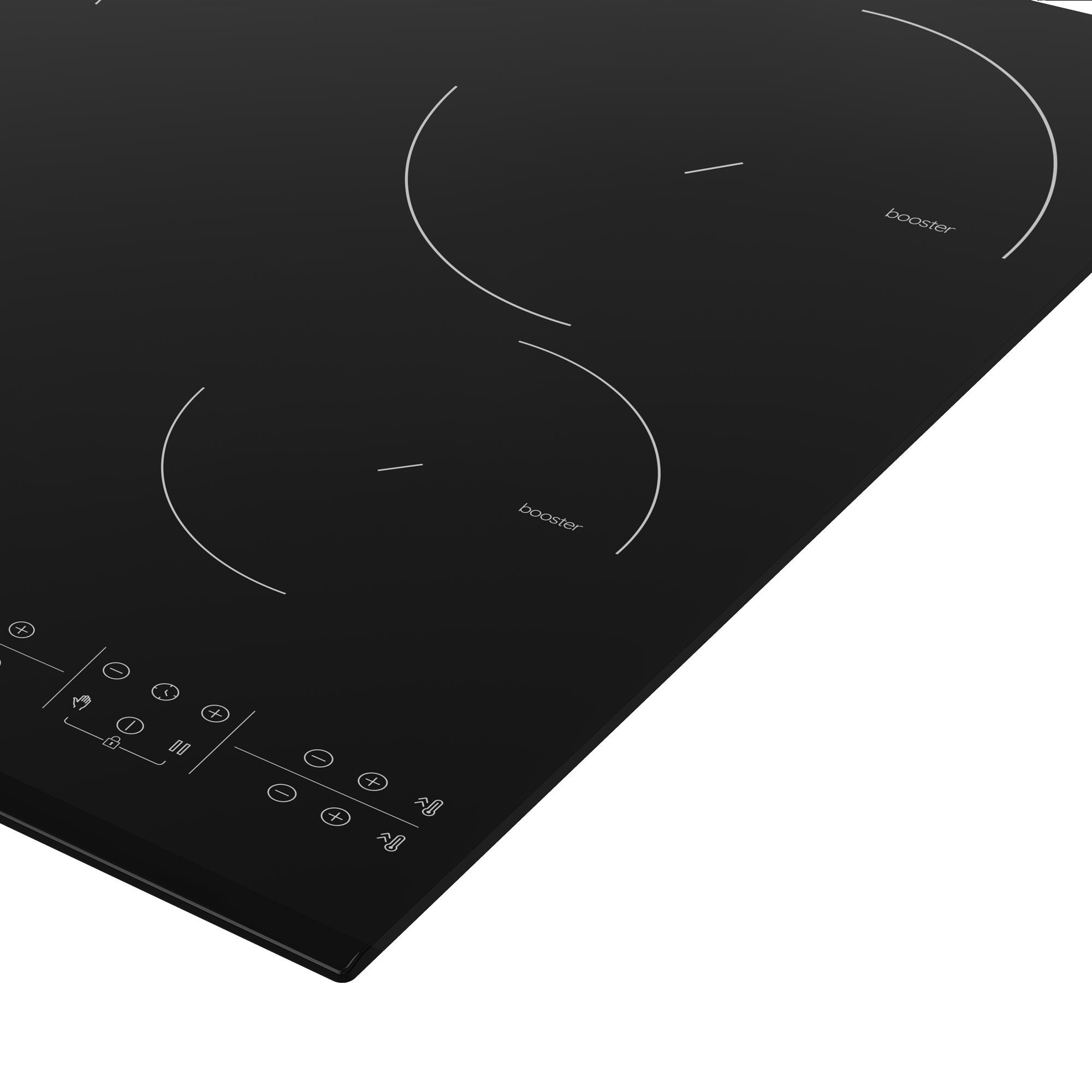 Индукционная варочная панель Hotpoint HB 2560S BF 59x5.2x52 см 4 конфорки цвет черный - 6