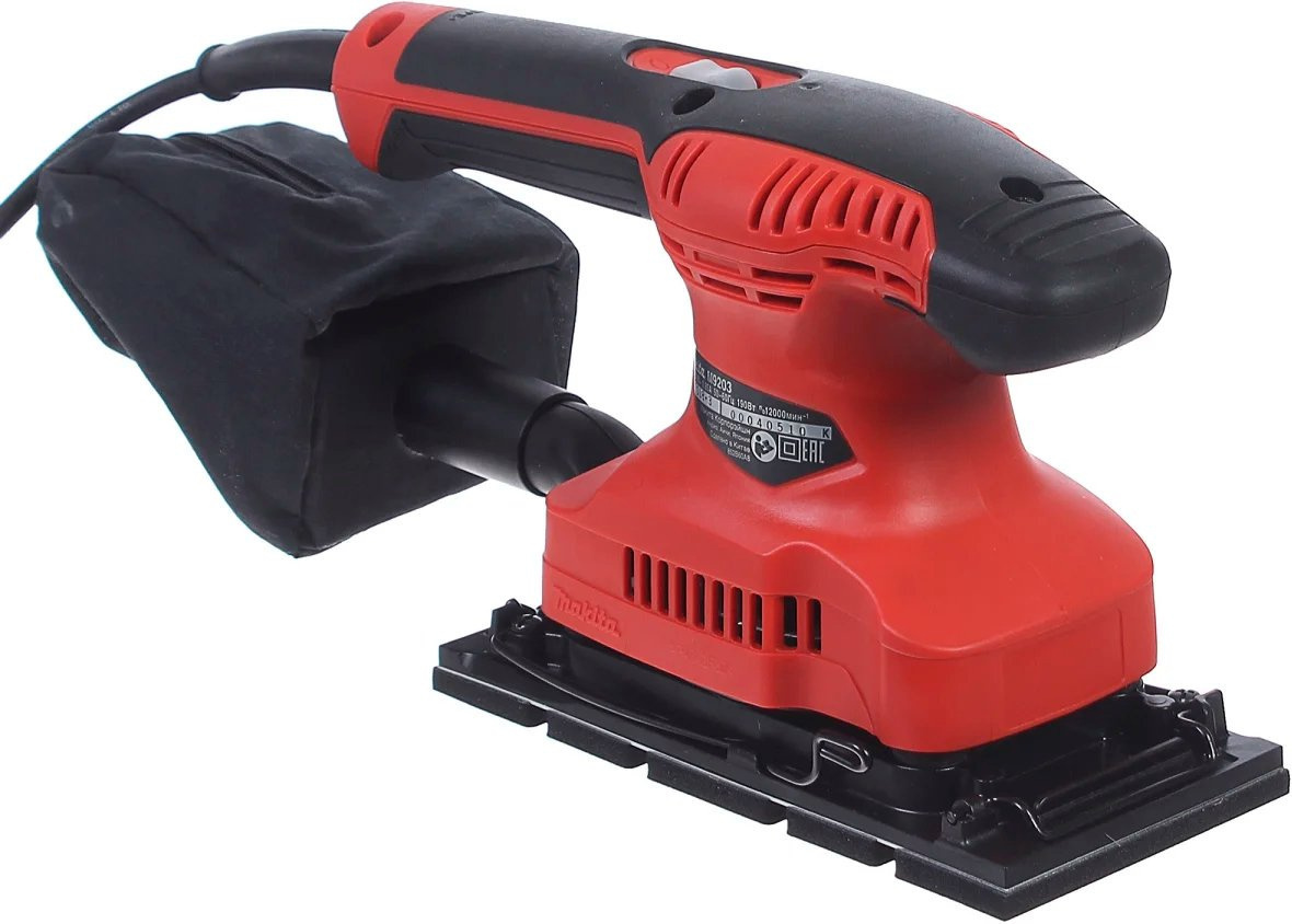 Изображение товара Вибрационная шлифмашина сетевая Makita M9203 190 Вт, 92x185 мм