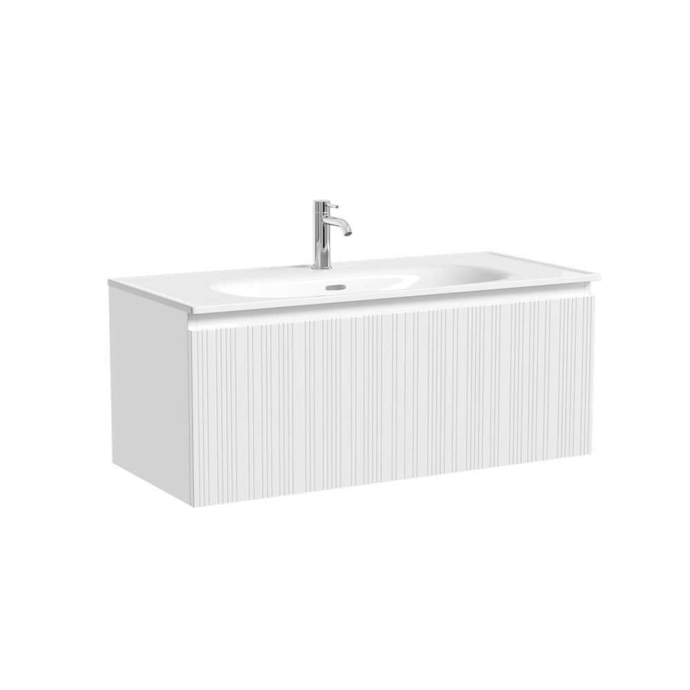 Изображение товара Тумба под раковину напольная Sancos CD100W 99см цвет белый