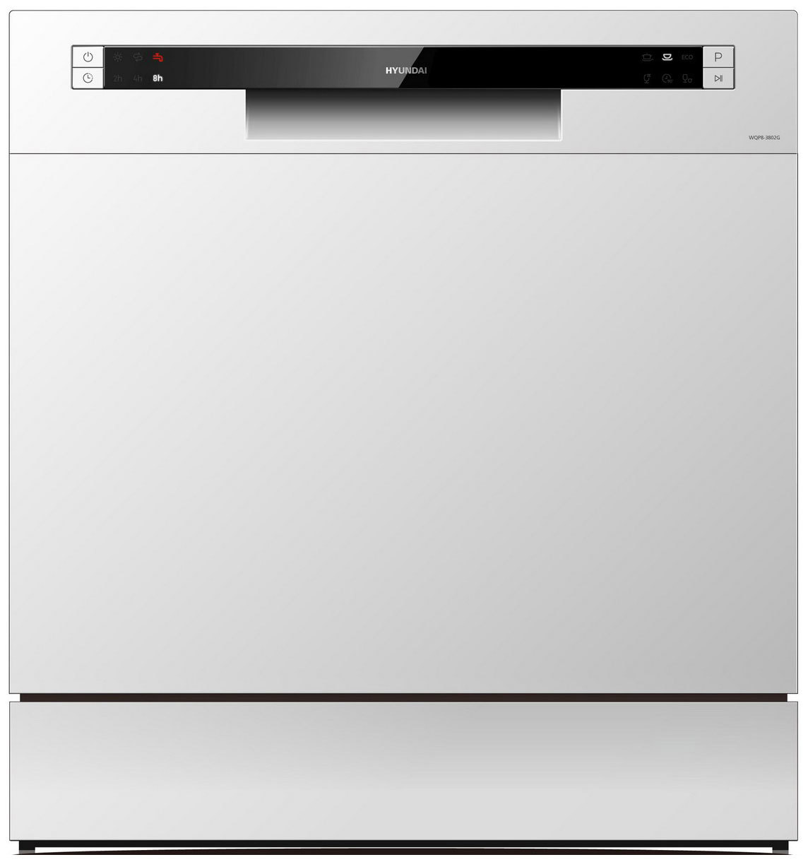 Изображение товара Компактная посудомоечная машина Hyundai DT503 белая для дома и дачи