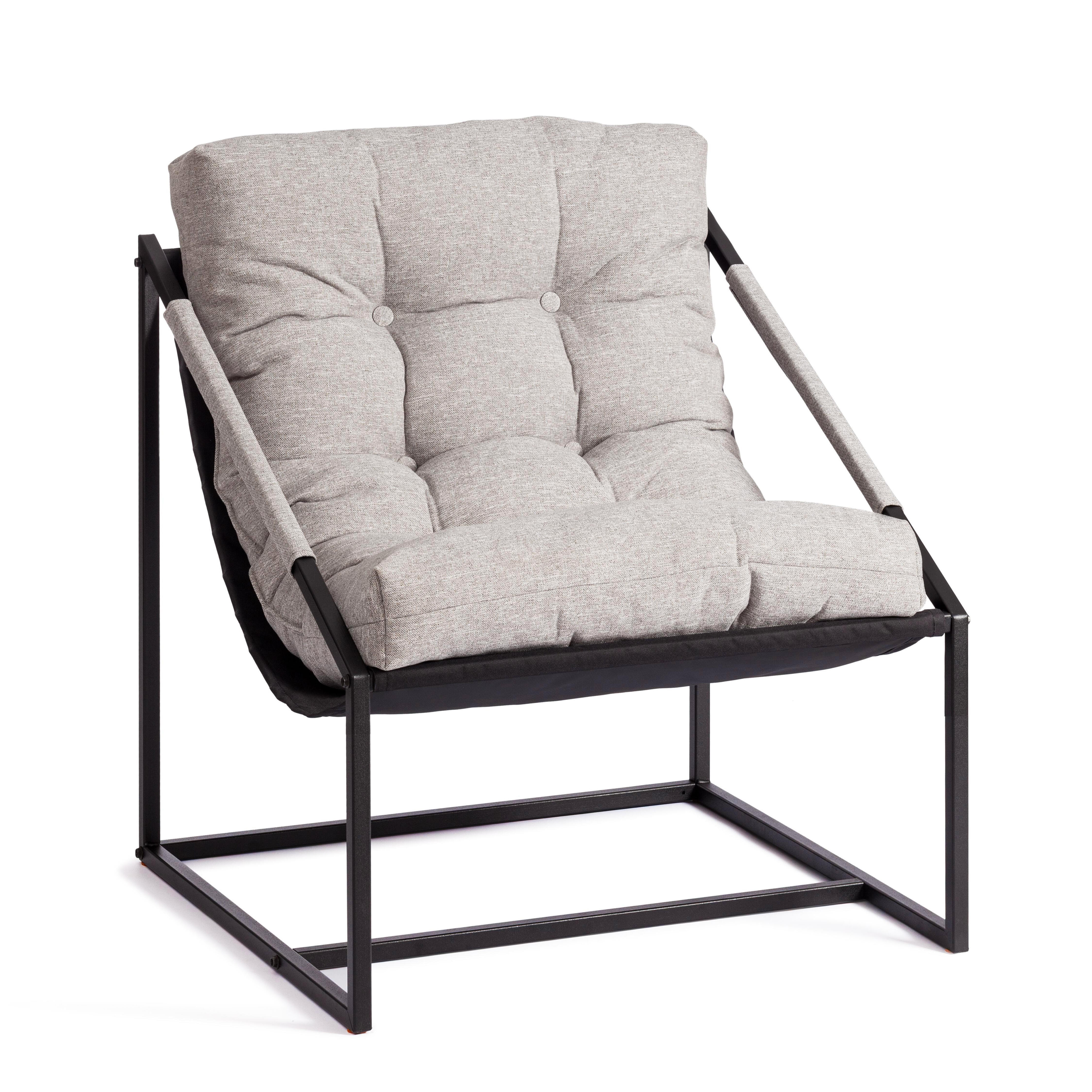 Изображение товара Кресло TetChair Charli 24902 без подлокотника 70x70x84 см рогожка серо-бежевый