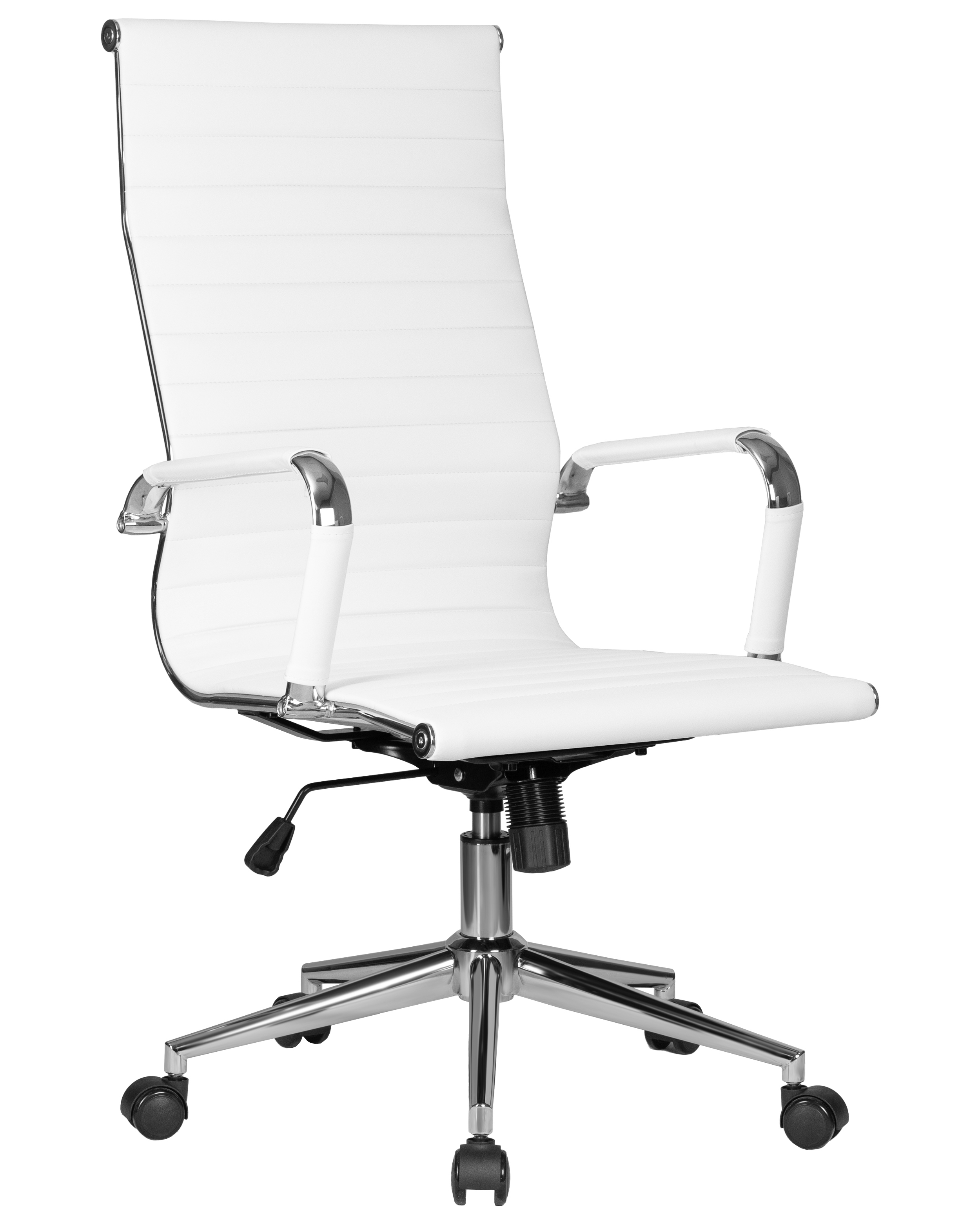 Изображение товара Офисное кресло для руководителей Dobrin CLARK SIMPLE LMR-101B 68x115x68 см искусственная кожа цвет белый